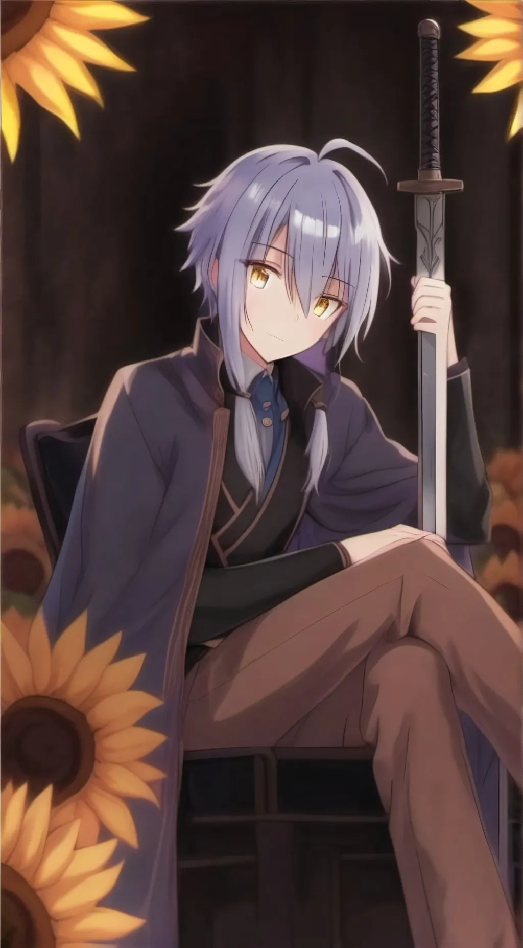 ai character: Rimuru tempest background