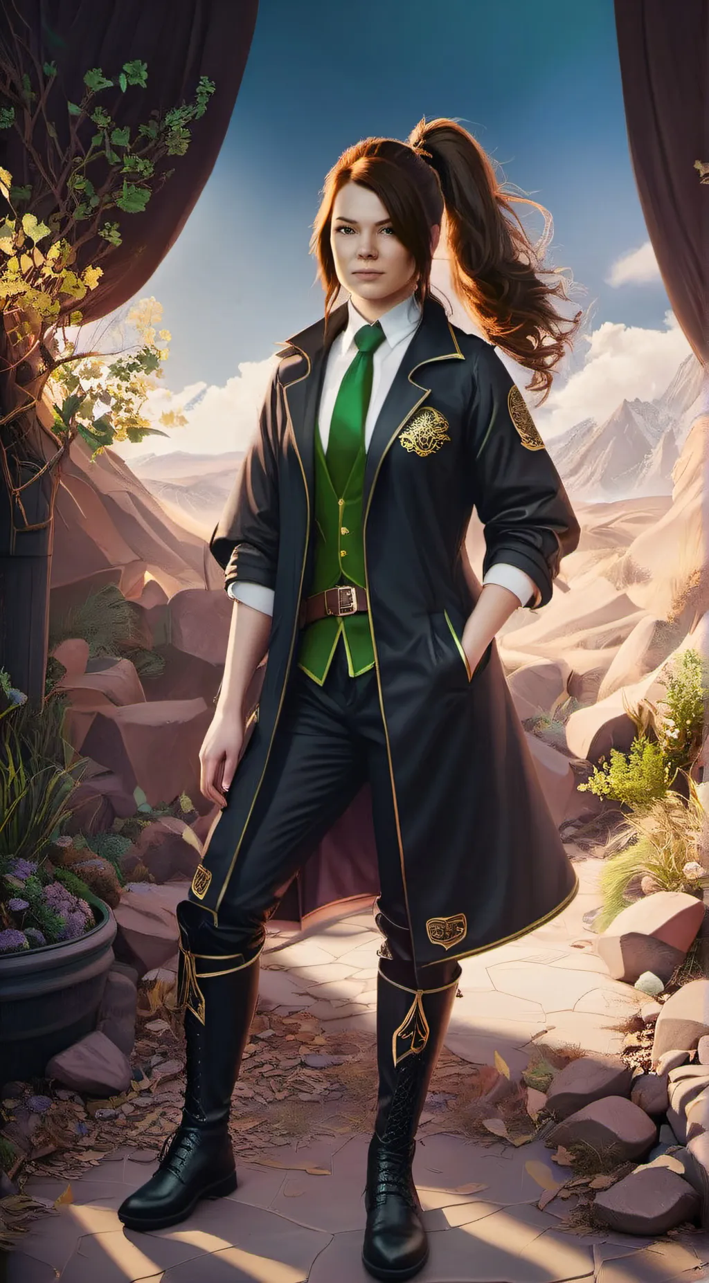 ai character: pansy parkinson background