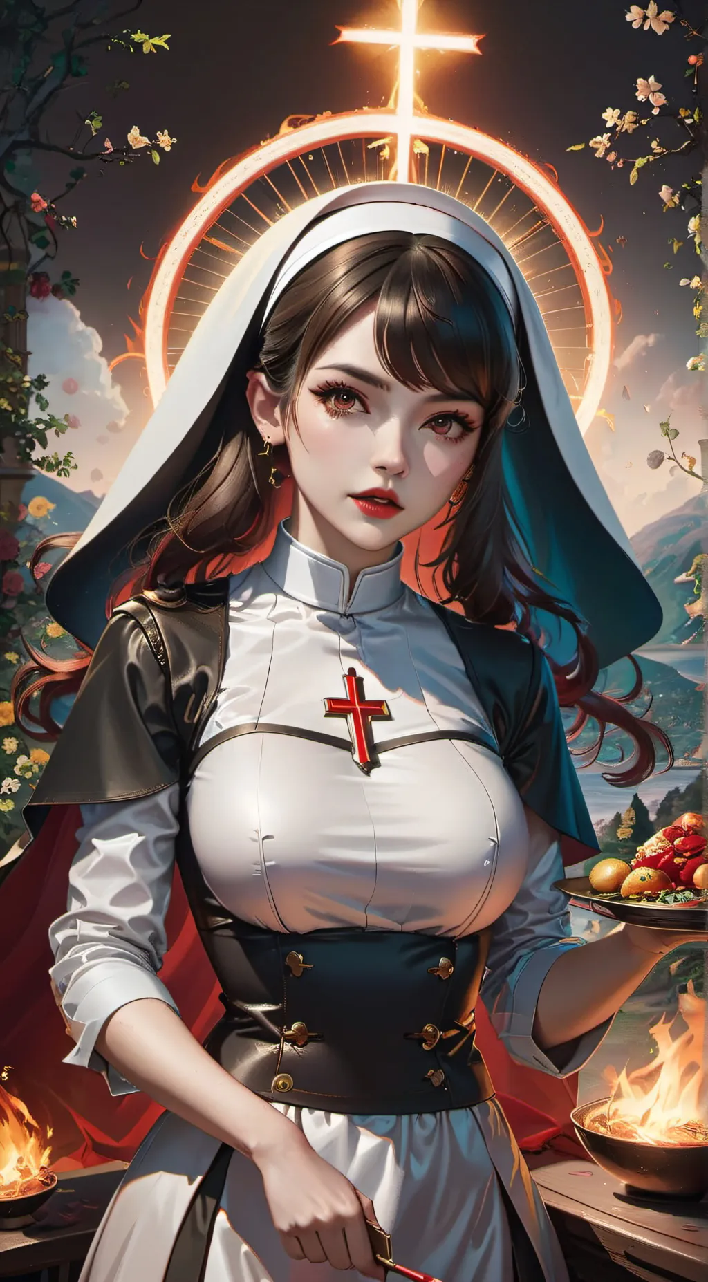 ai character: sister amy background