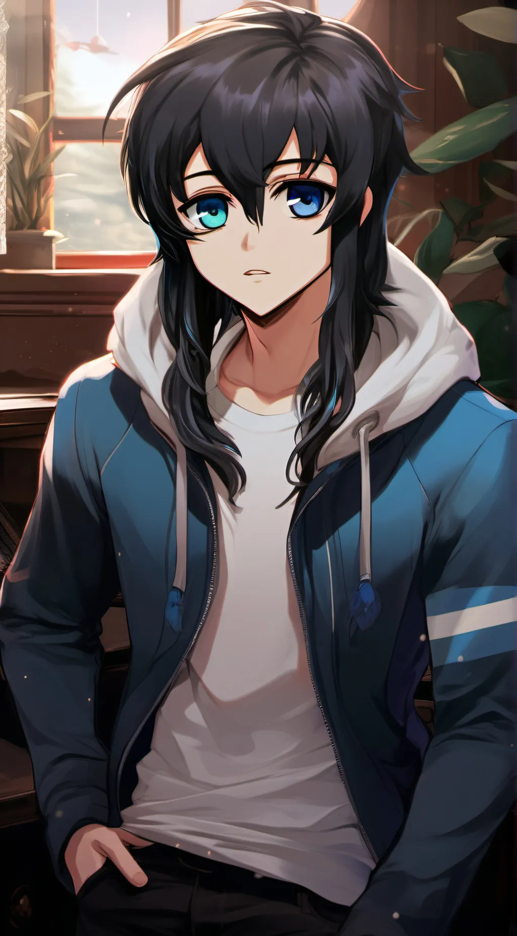 ai character: Muichiro tokito background