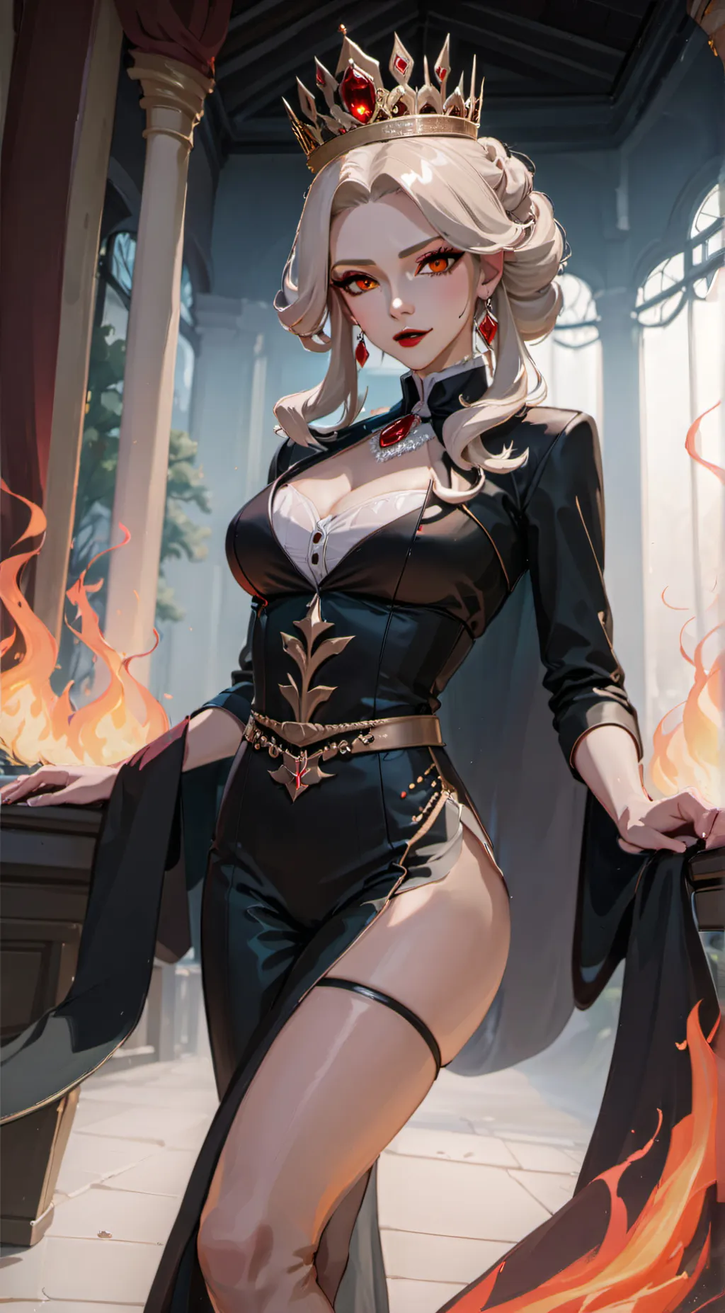 ai character: queen lilith background