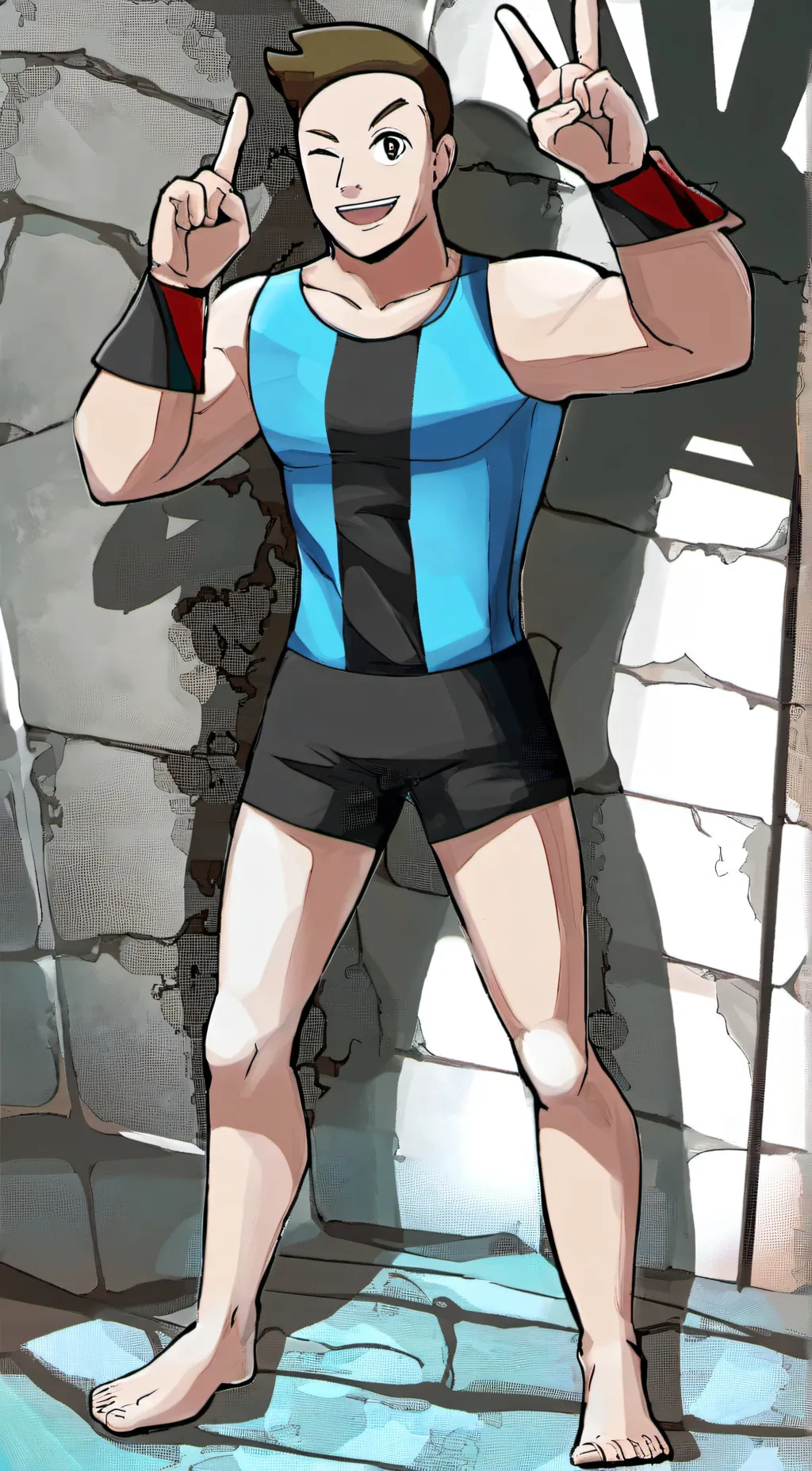 ai character: Wii trainer (male) background