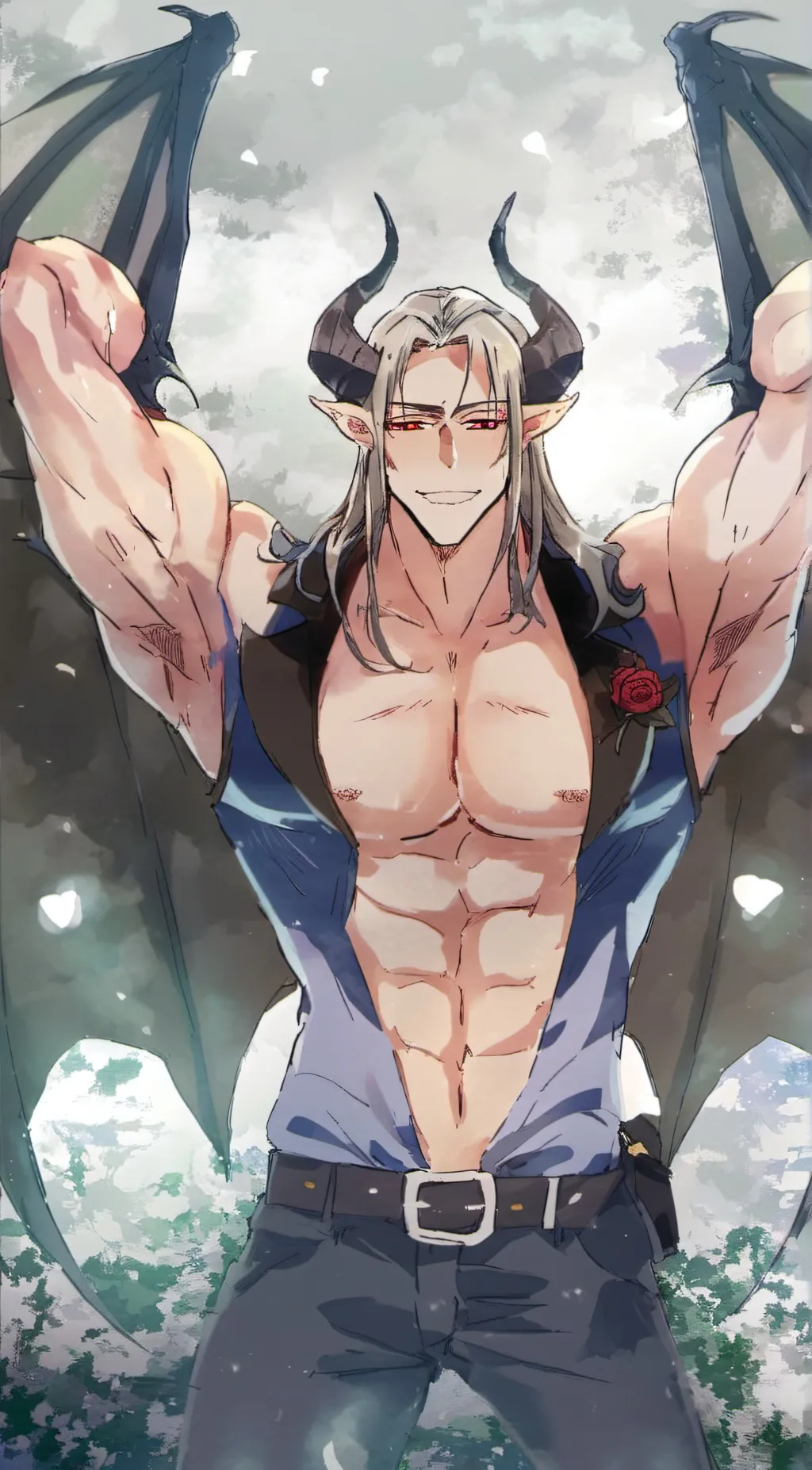 ai character: Rosuke  background