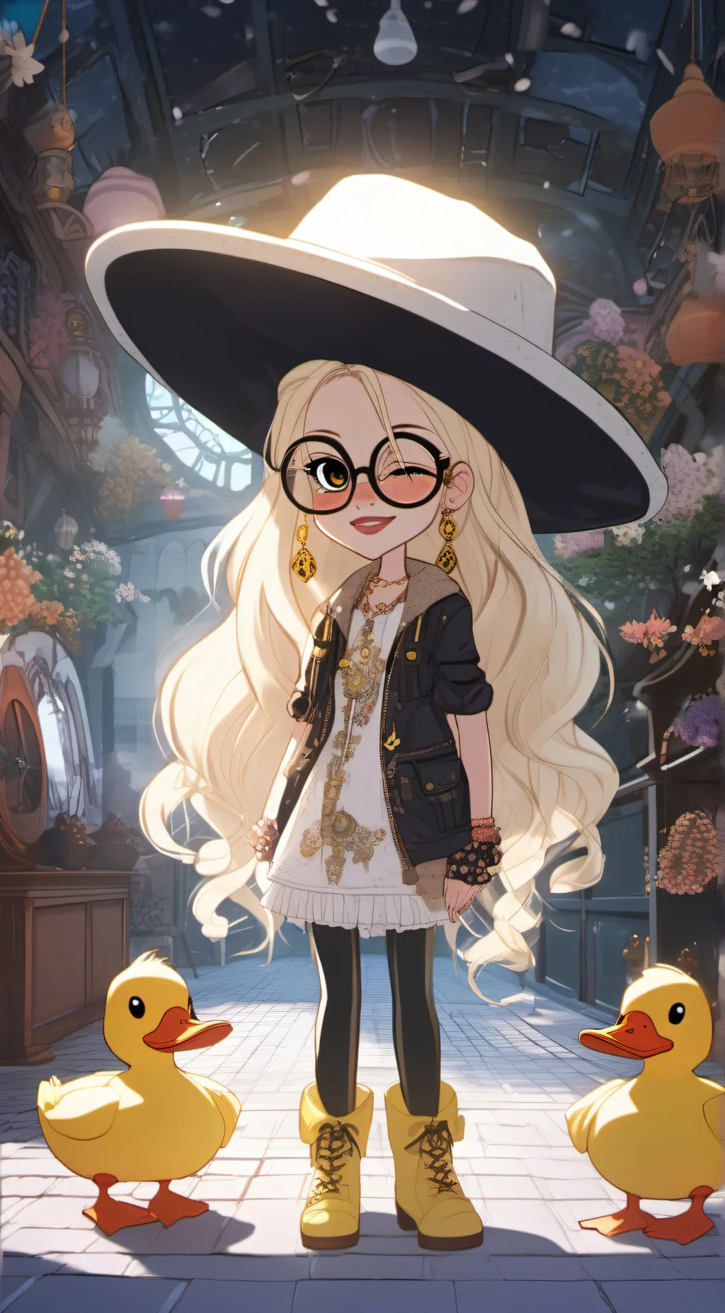 ai character: Sunny background