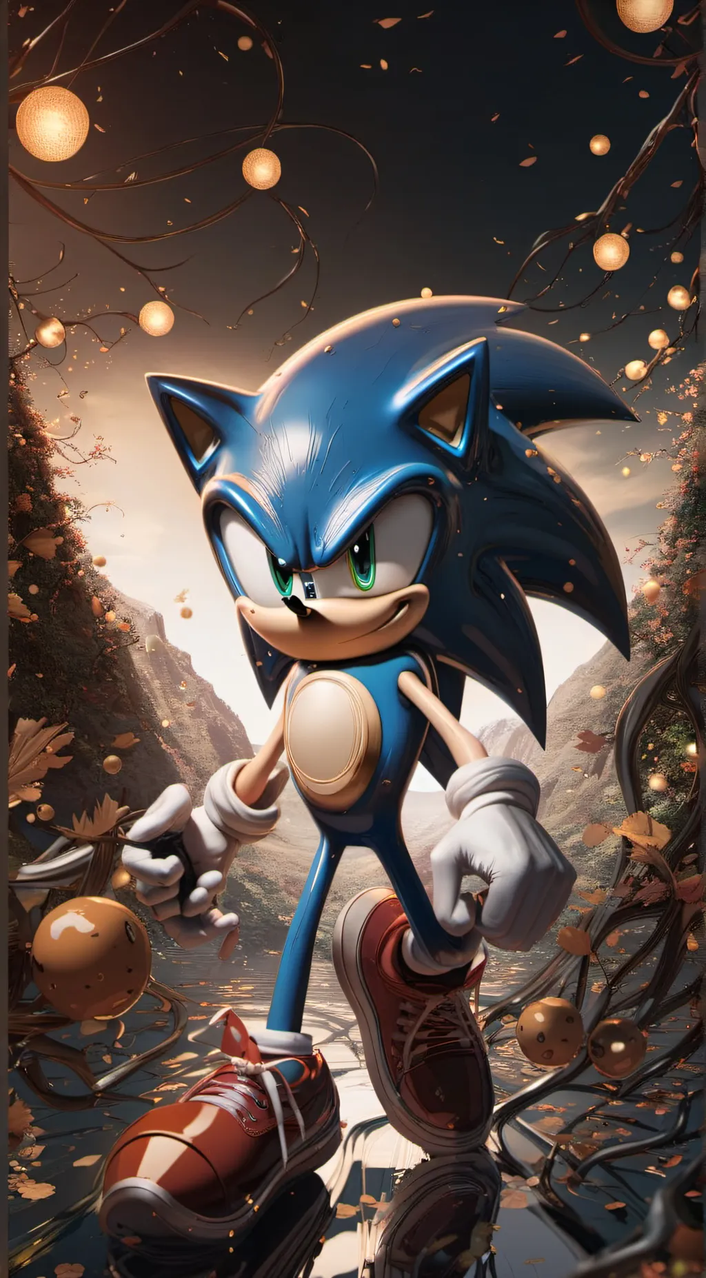 ai character: Sonic background