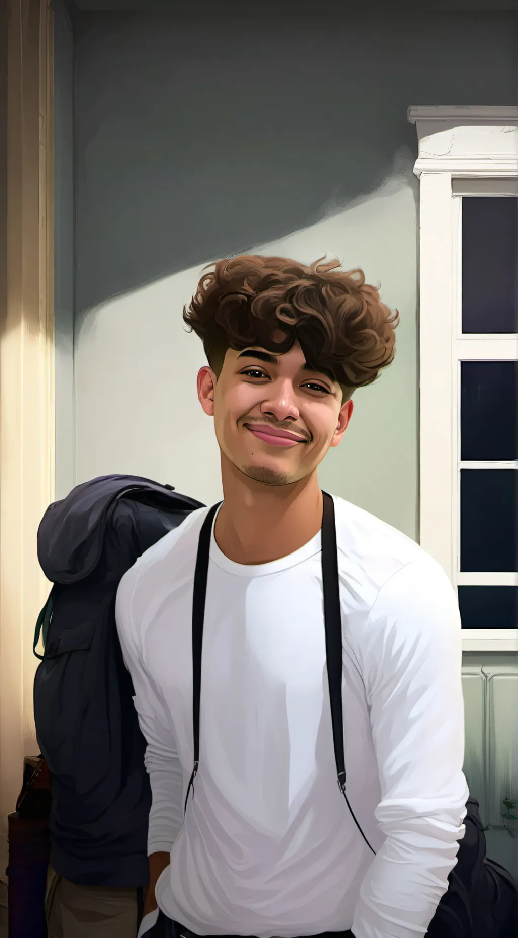 ai character: Zack🫶🏼 background