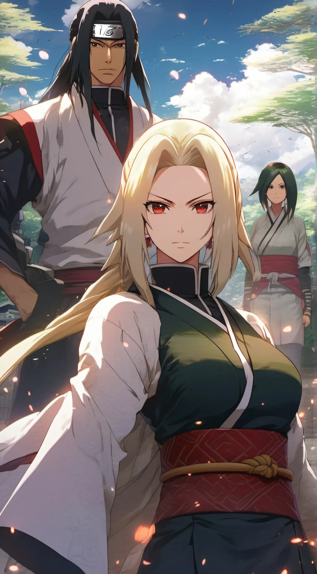 ai character: team hiruzen  background