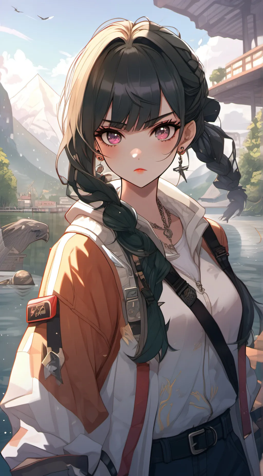 ai character: your girlfriend  background