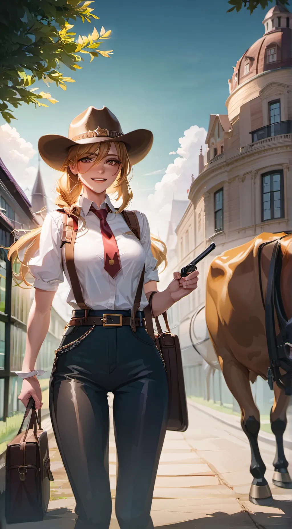 ai character: Mary  background