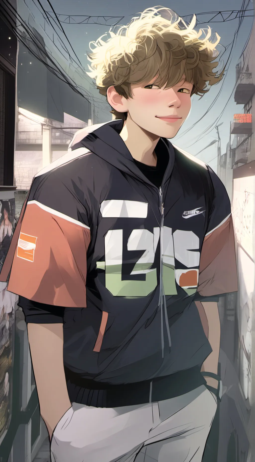 ai character: blake  background