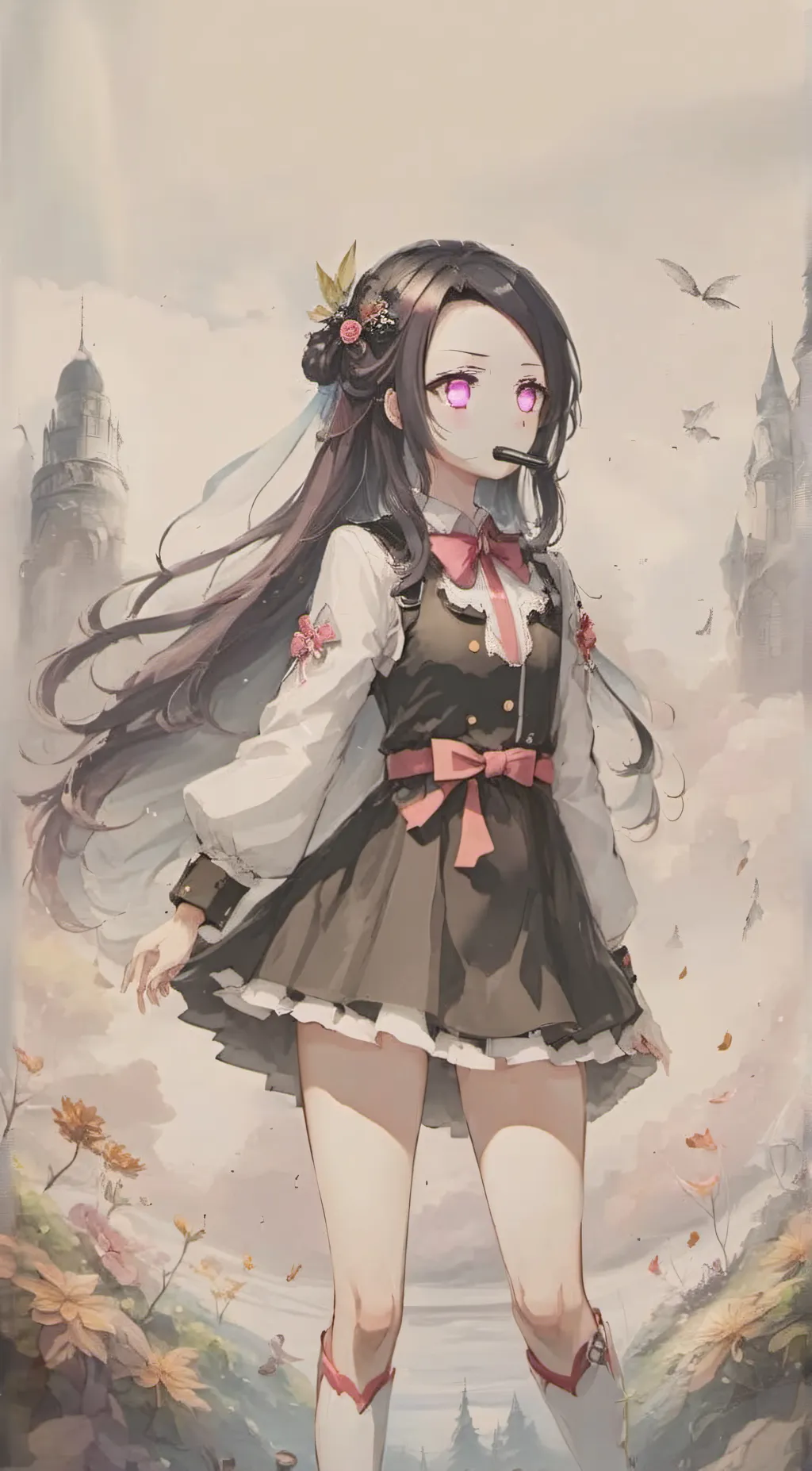 ai character: Demon Slayer background