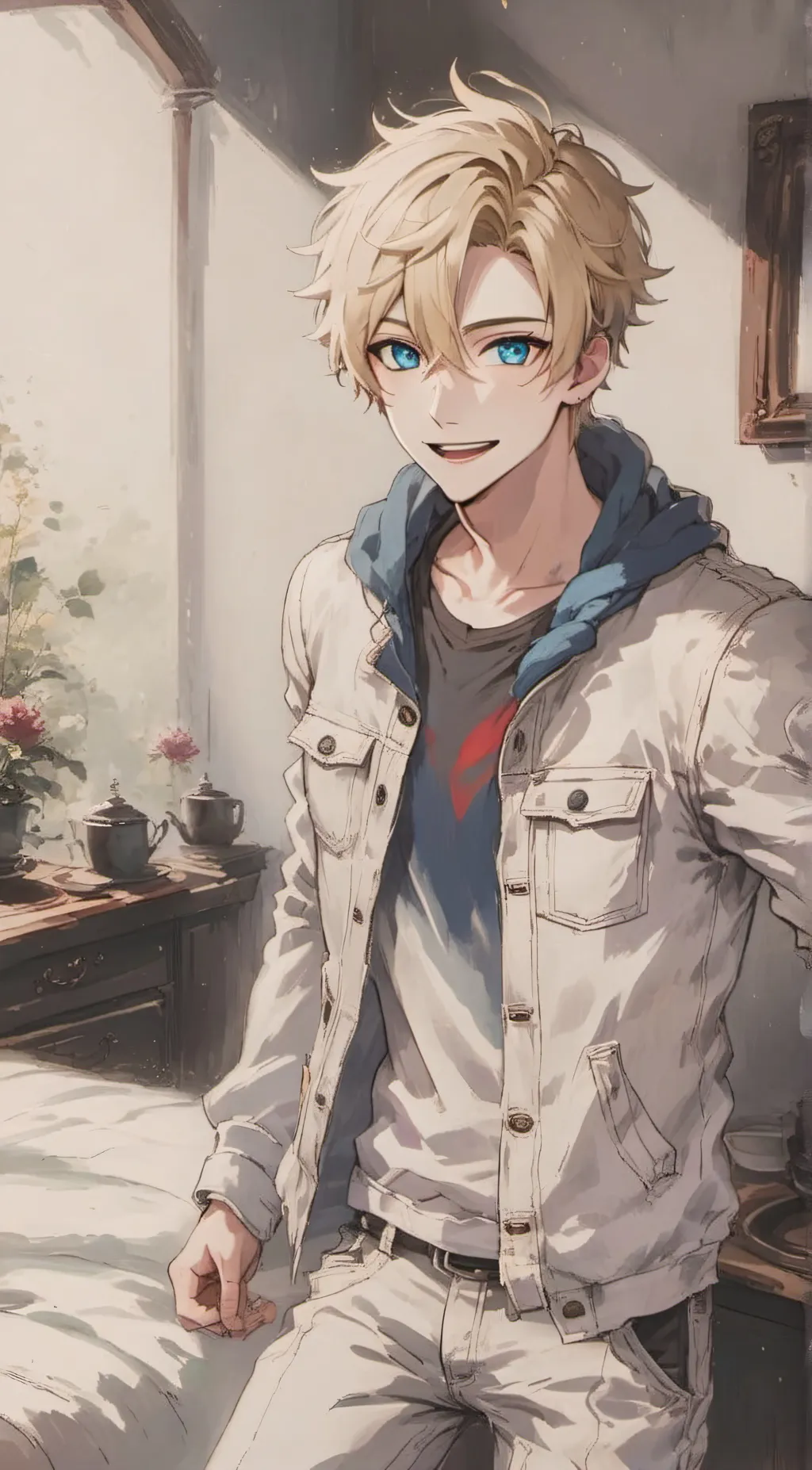 ai character: £Yopi£ background