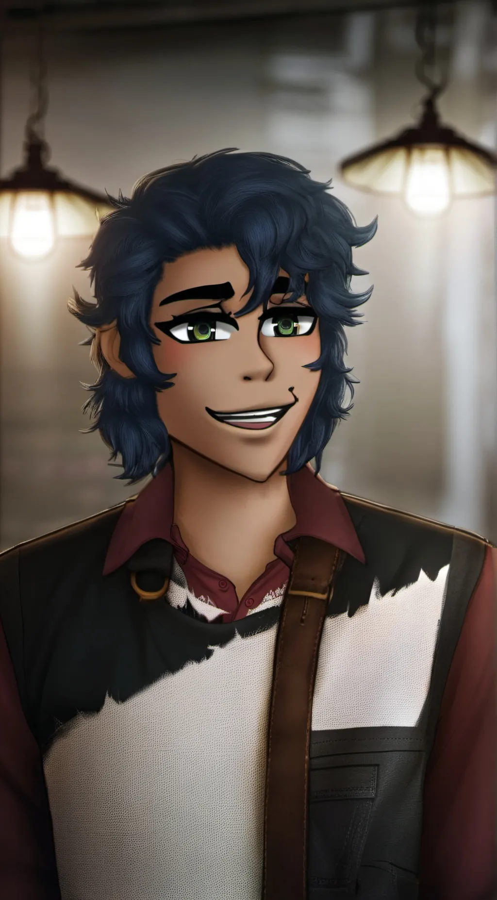 ai character: Mafia wally  background