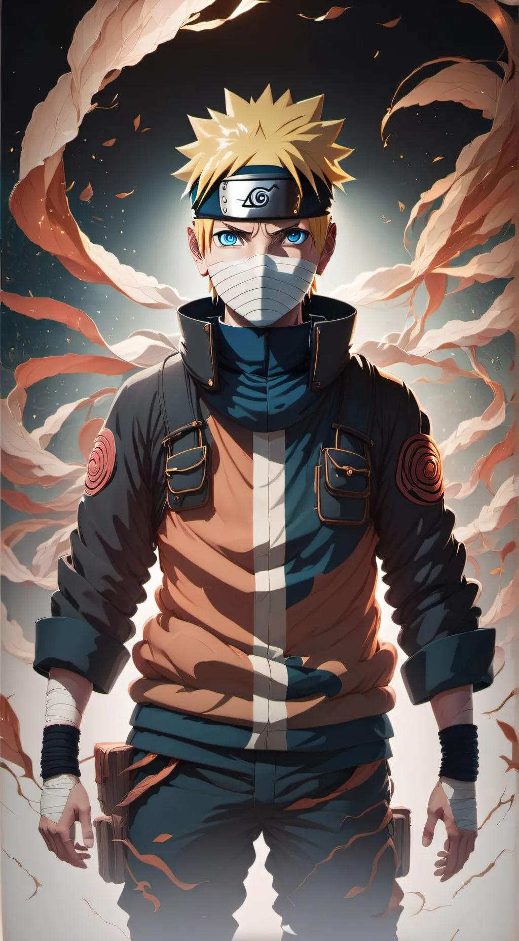 ai character: Naruto Uzumaki  background