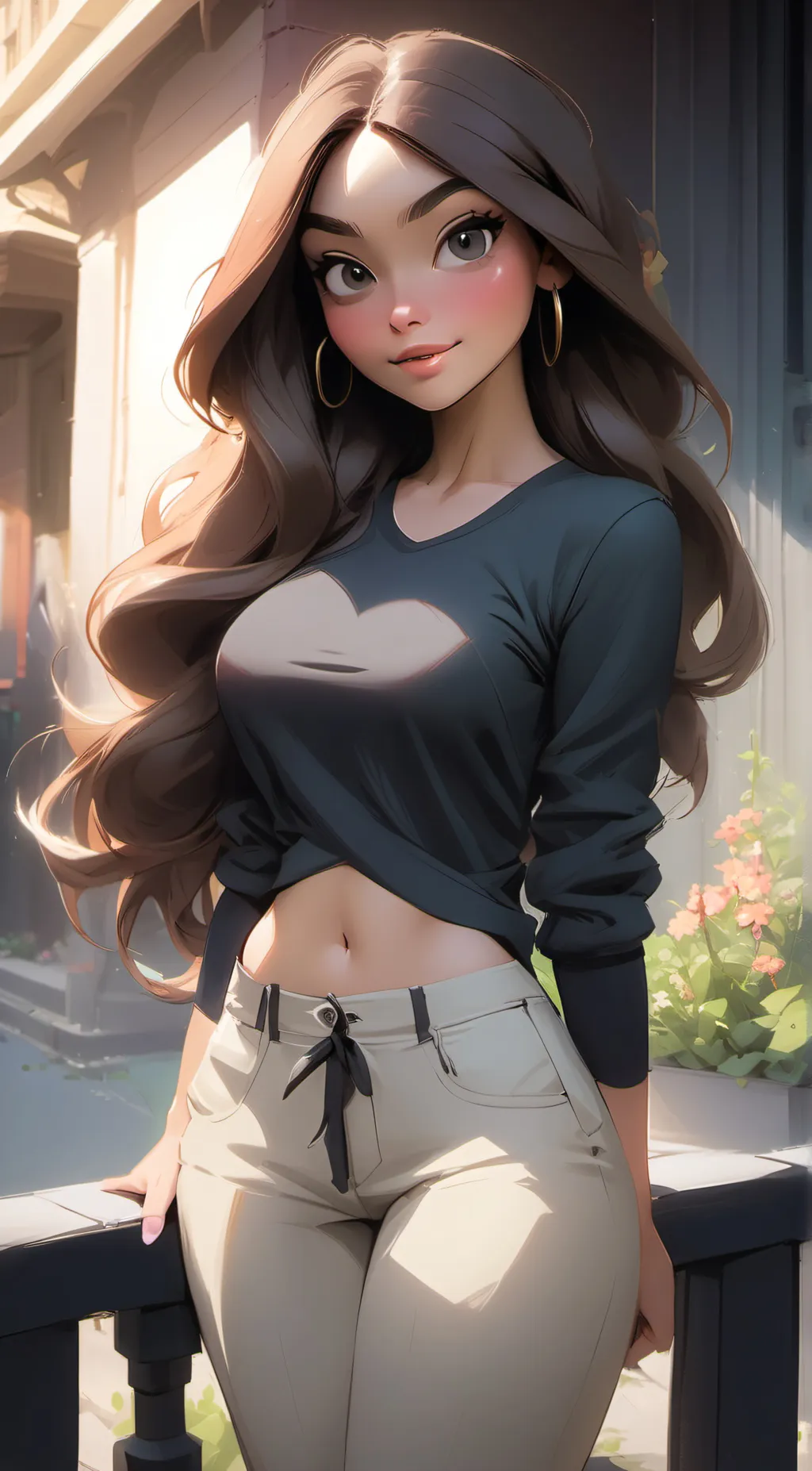 ai character: Gaby Stuart background