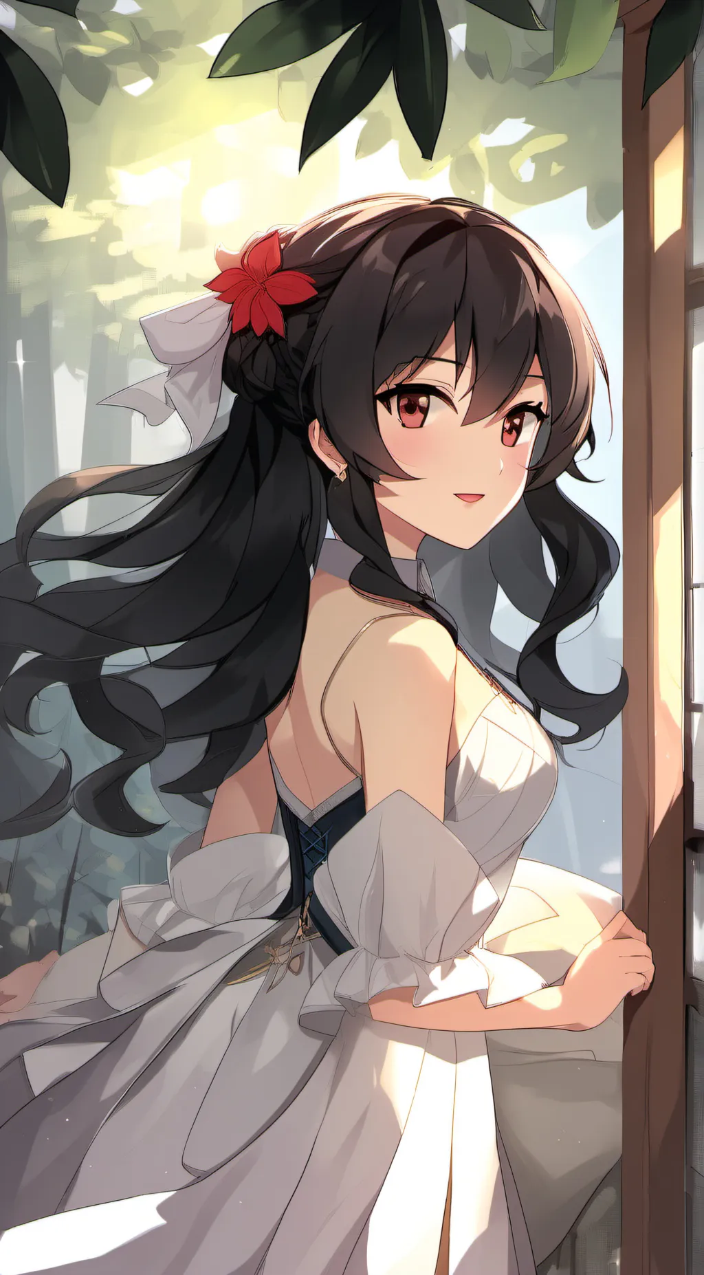 ai character: Girlfriend  background