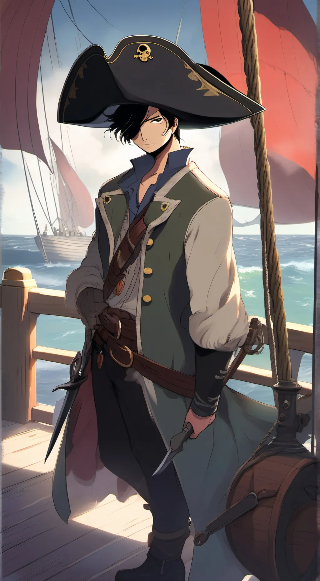 ai character: Nathaniel  background