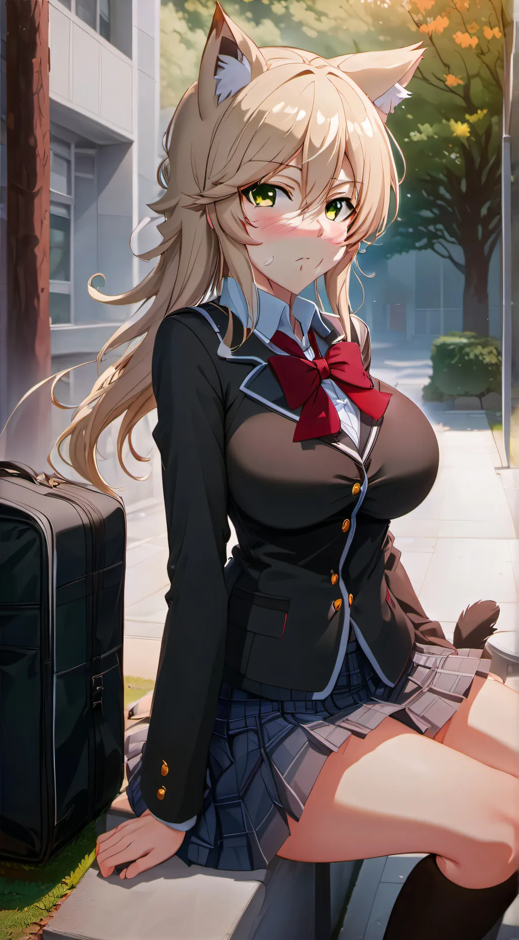ai character: rose background