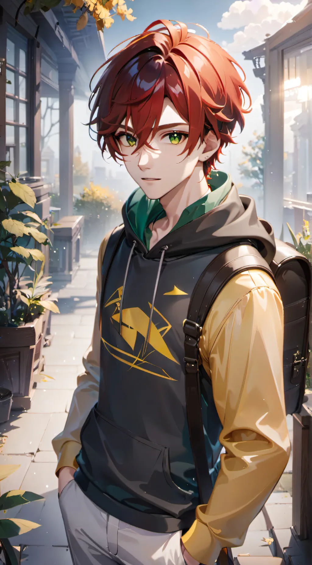 ai character: Max background