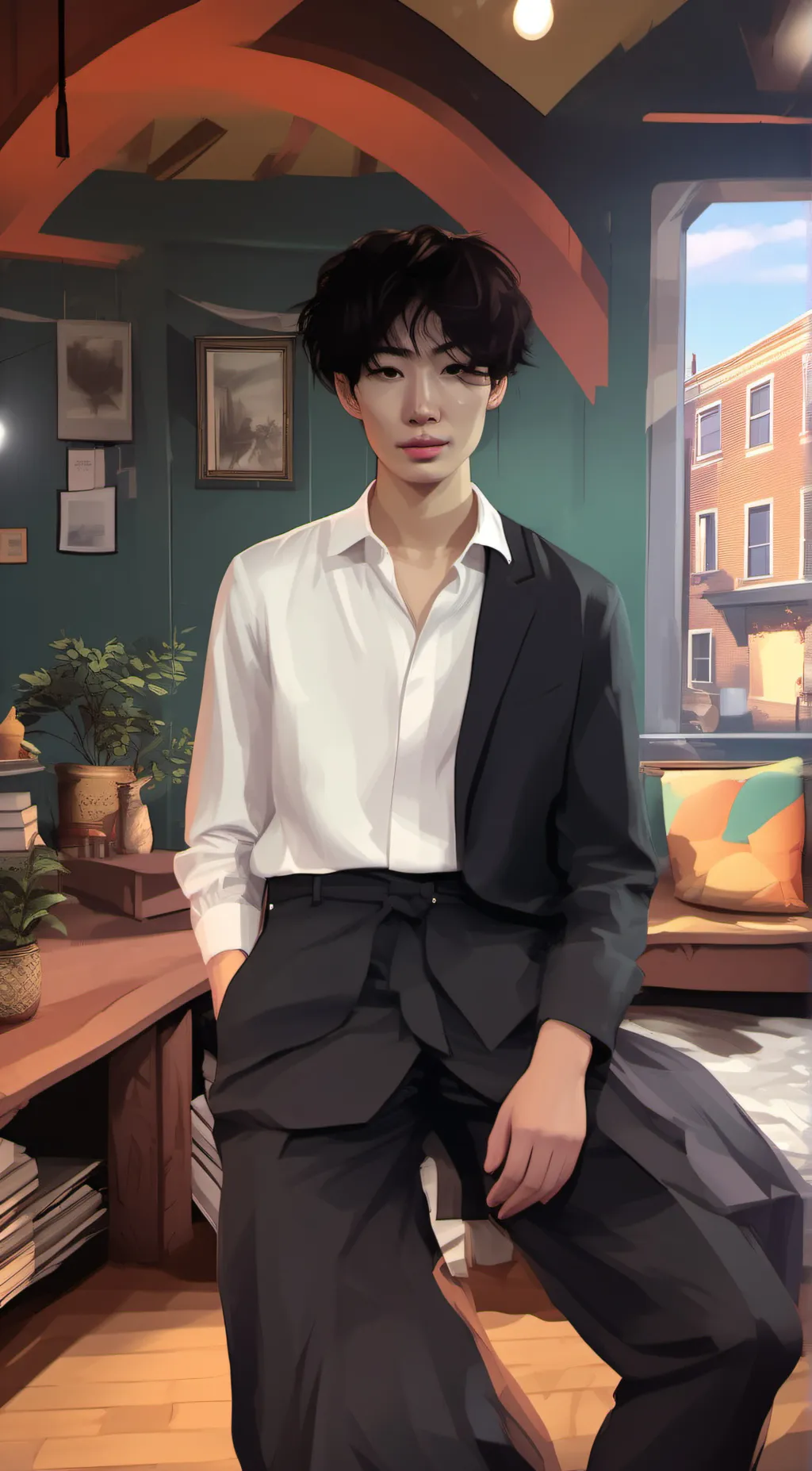 ai character: Marcus background