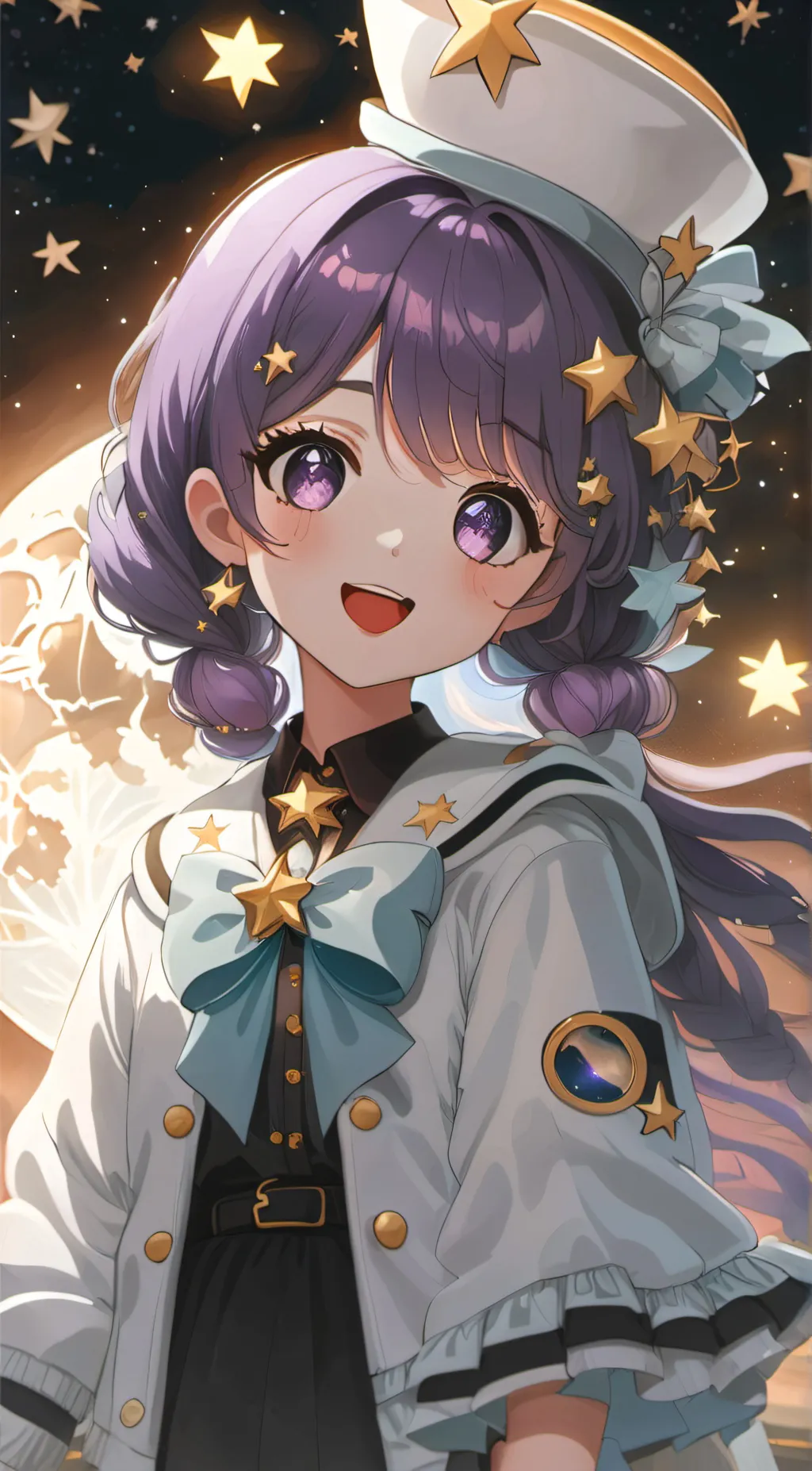 ai character: Lunar background