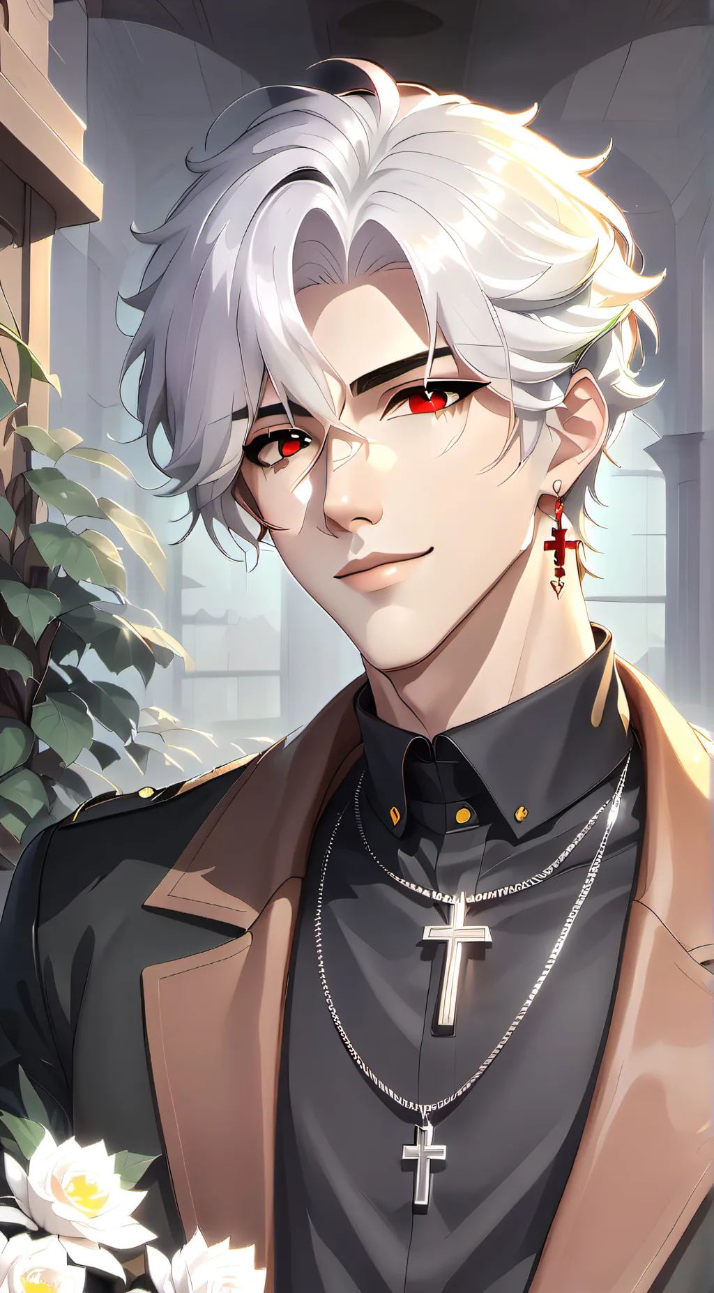 ai character: Ash background