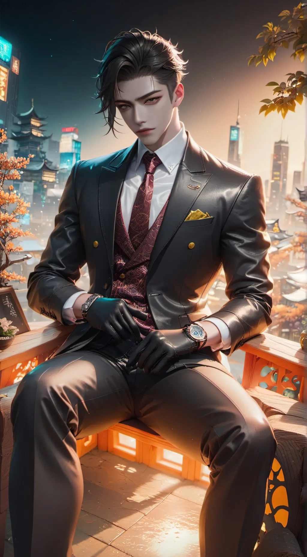ai character: Vince andrew background