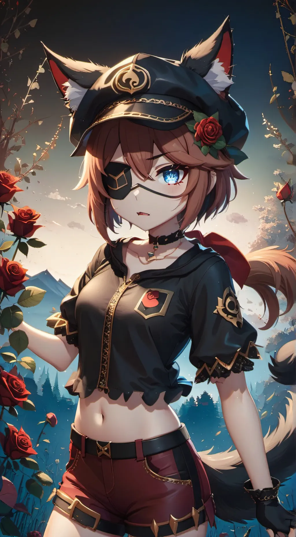 ai character: Jackie  background