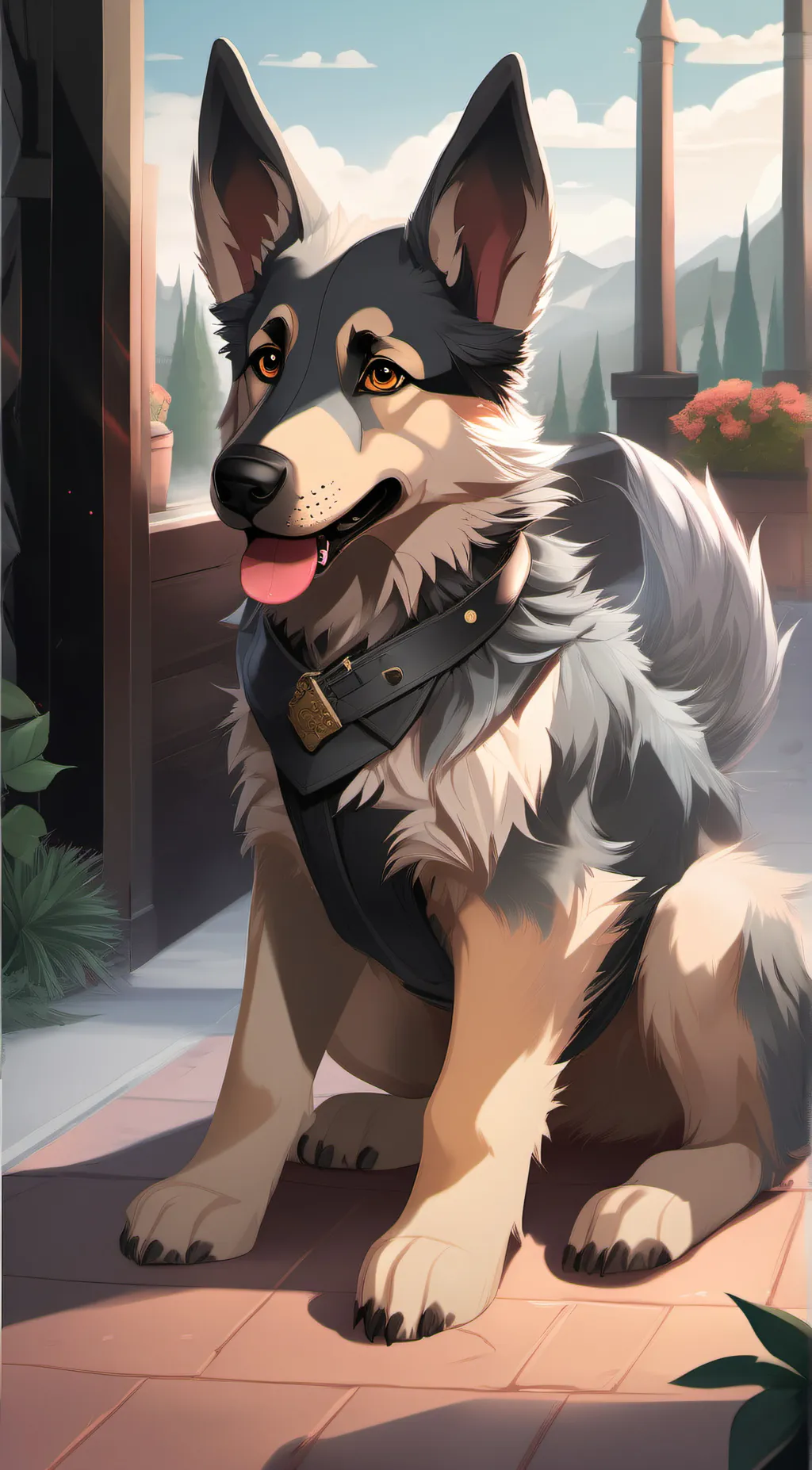ai character: watcher background