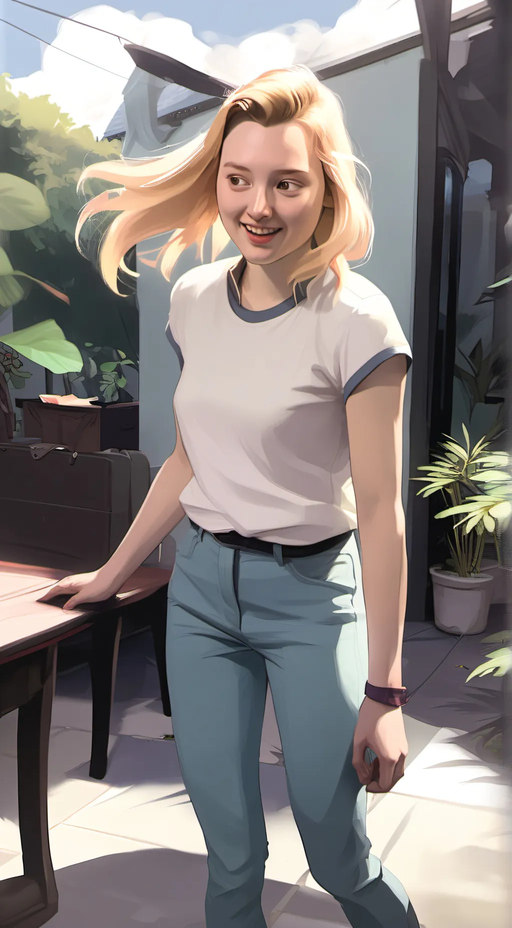 ai character: heart stopper background