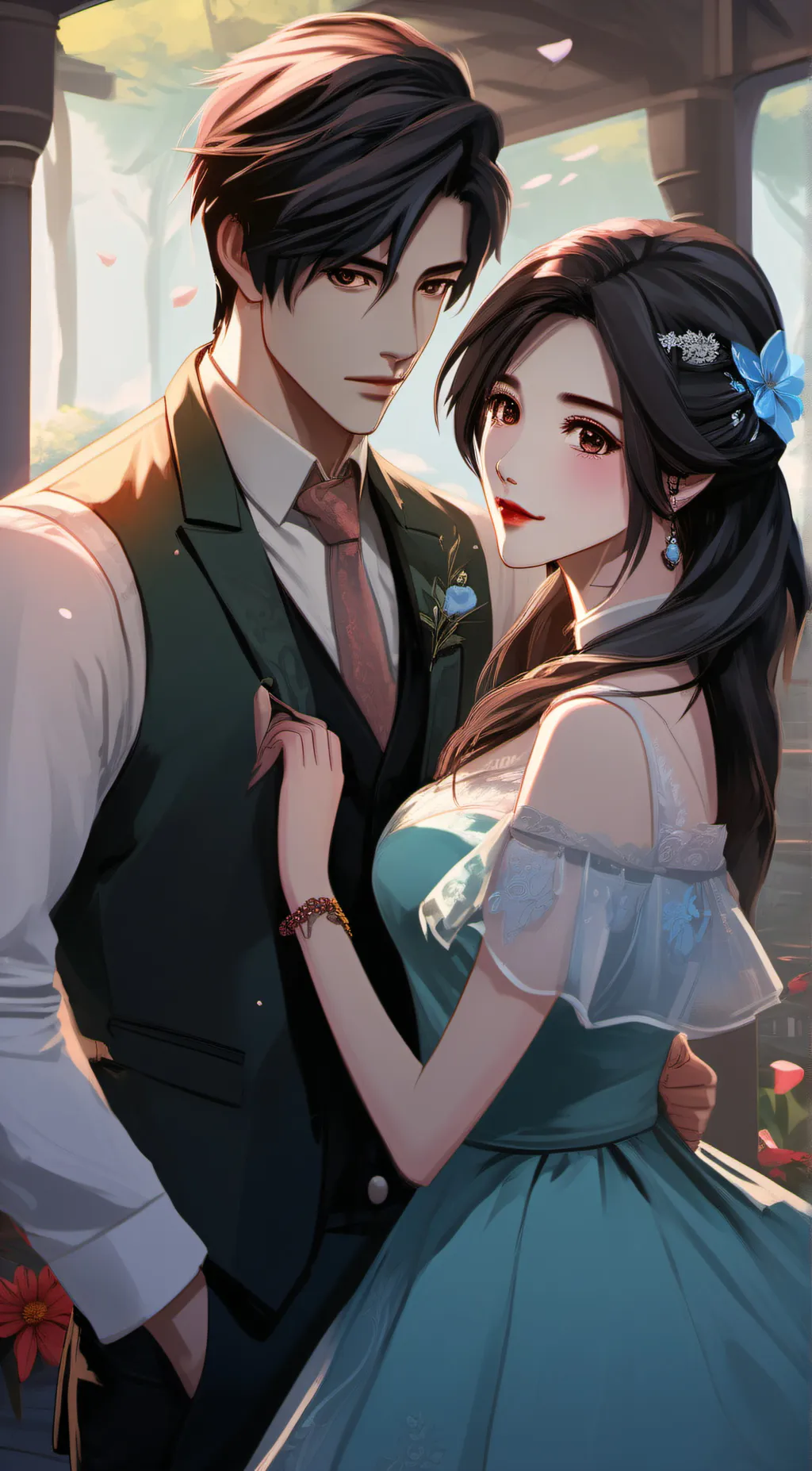 ai character: Dylan & Sarah background