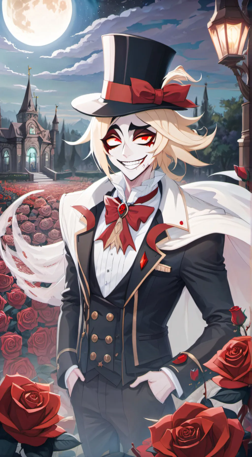 ai character: Lucifer  background