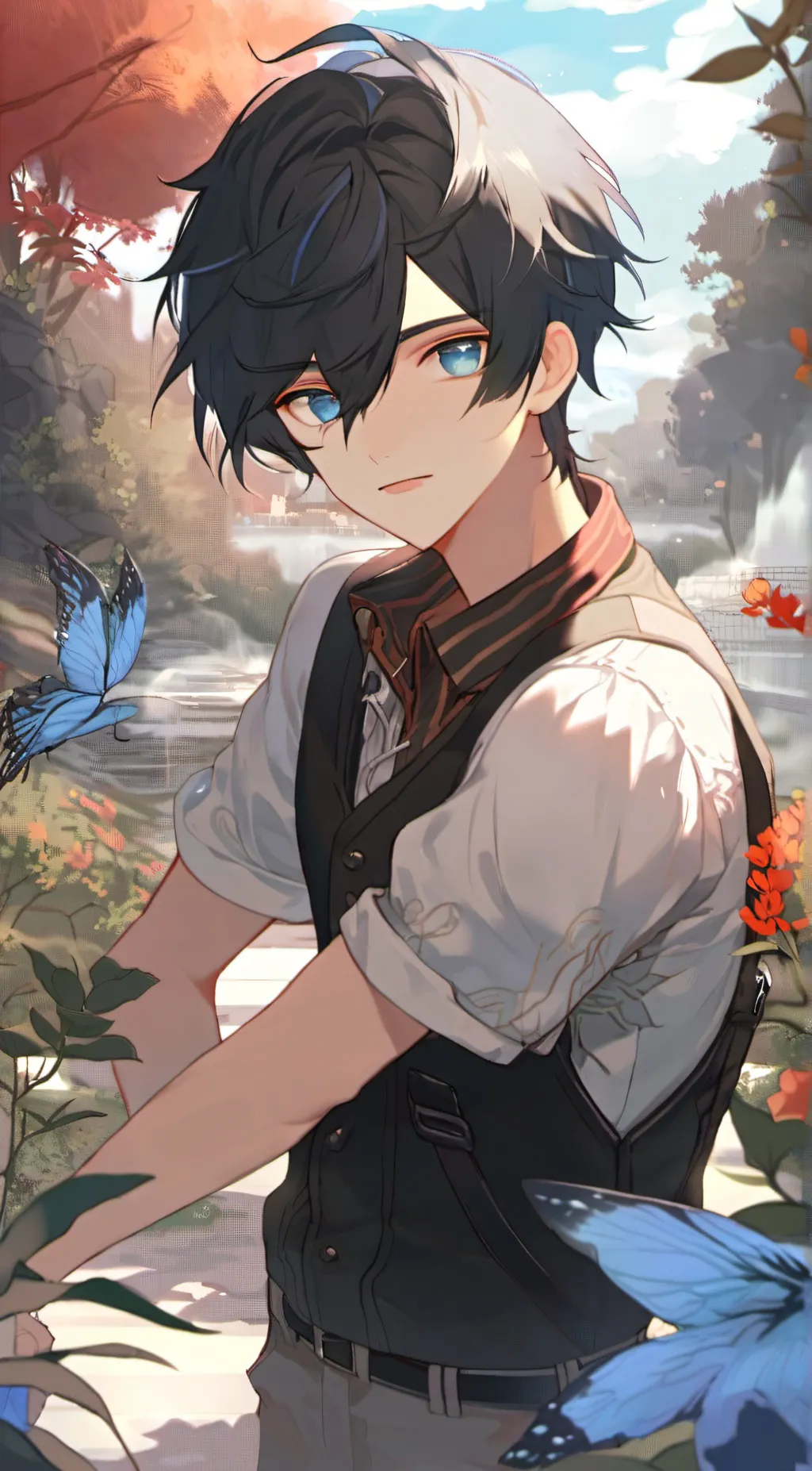 ai character: Max background