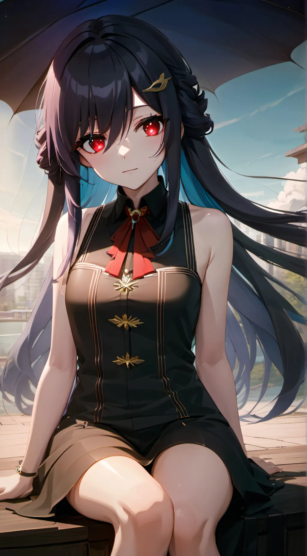 ai character: tifa Lockhart  background