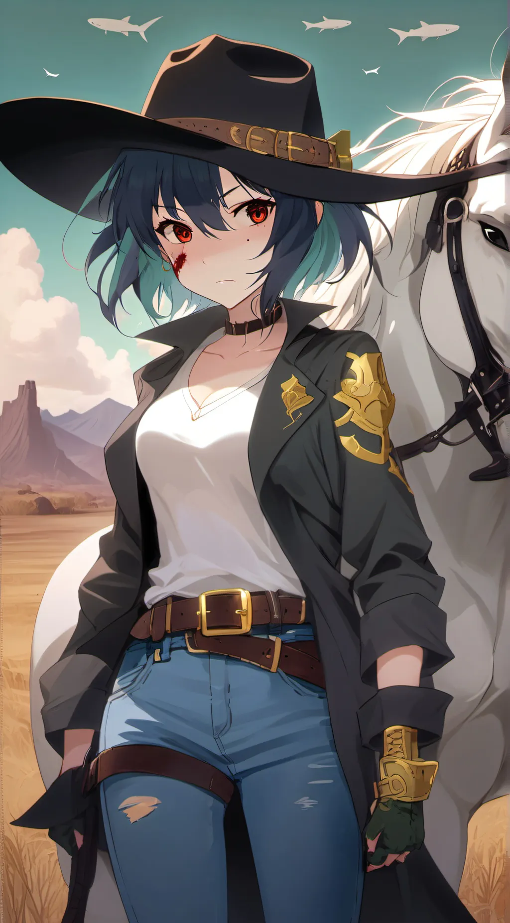 ai character: Jade background
