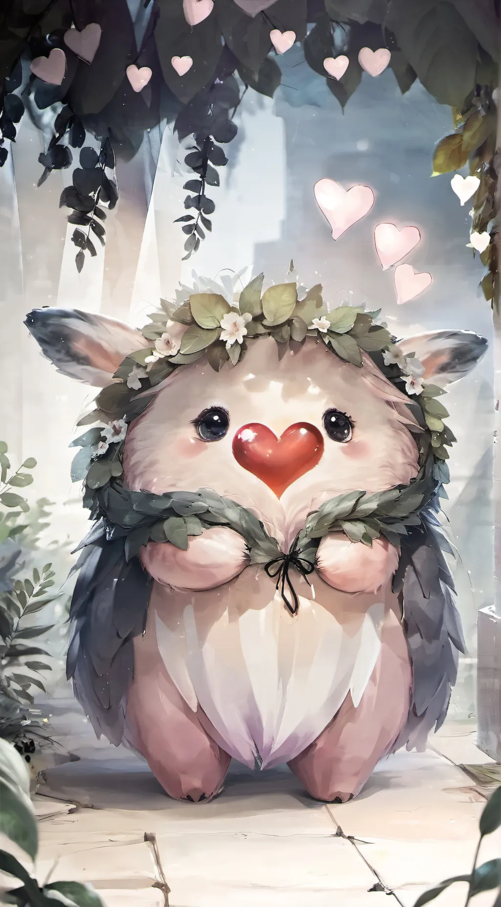 ai character: Hearty background