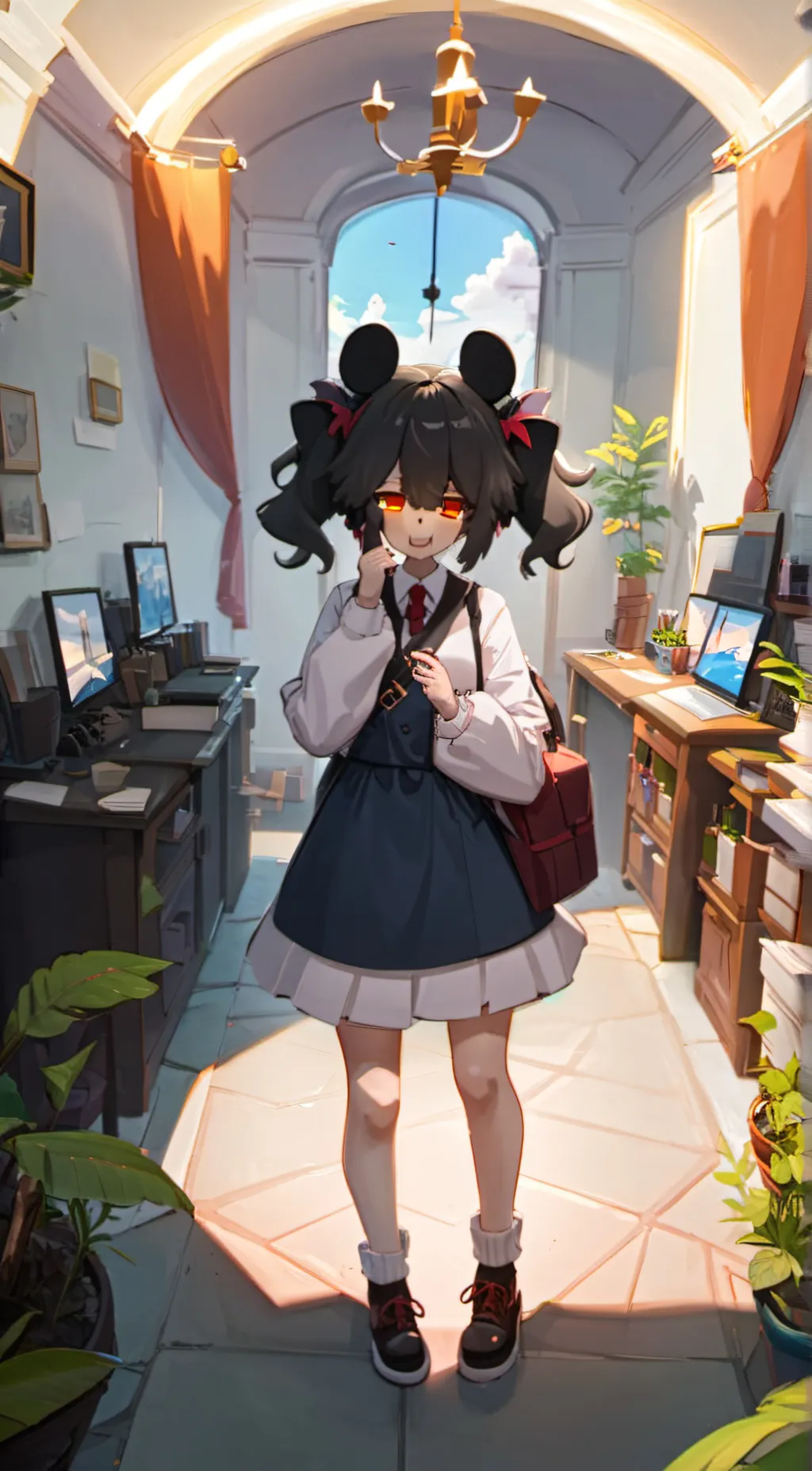 ai character: annie background