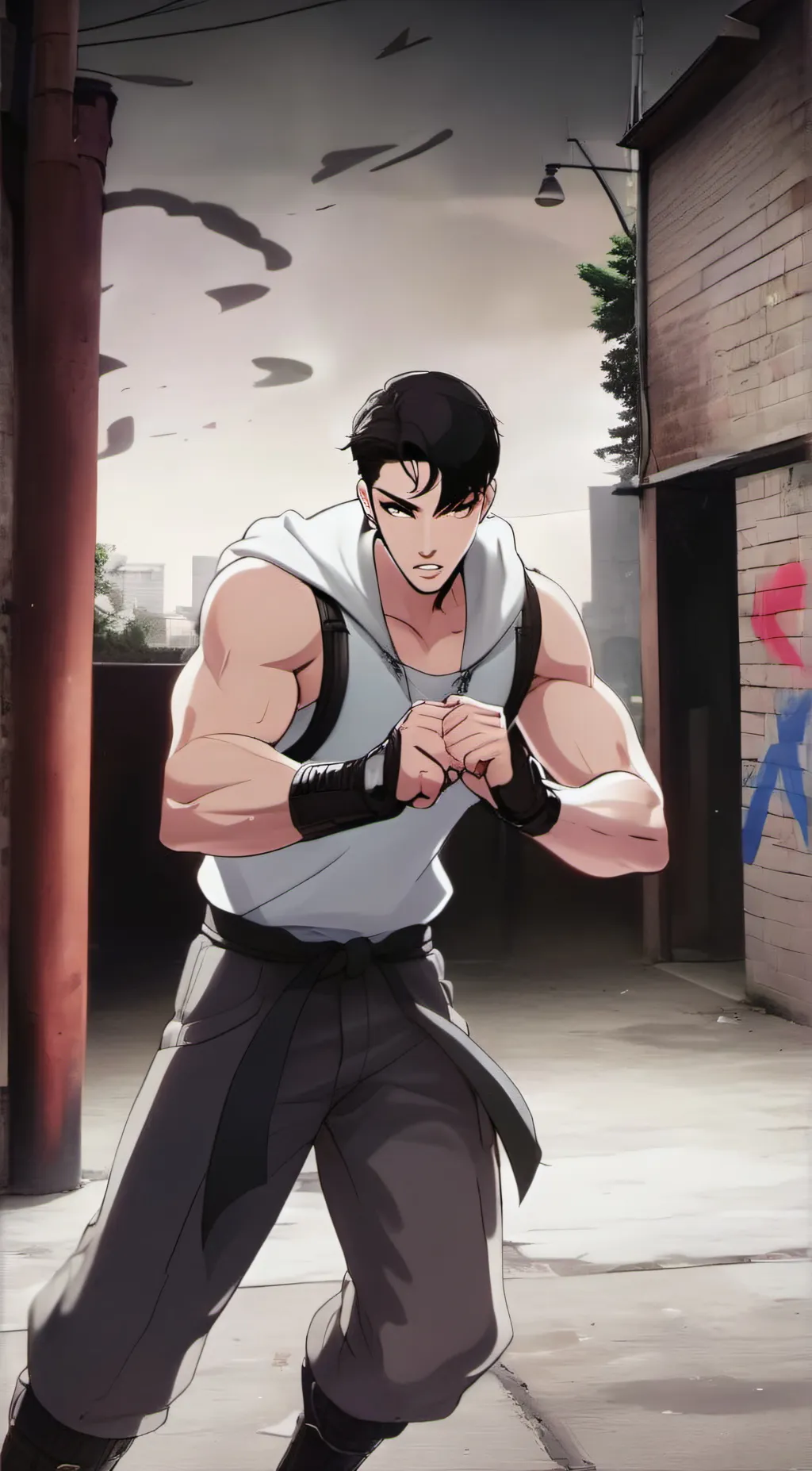 ai character: jihan kwak background