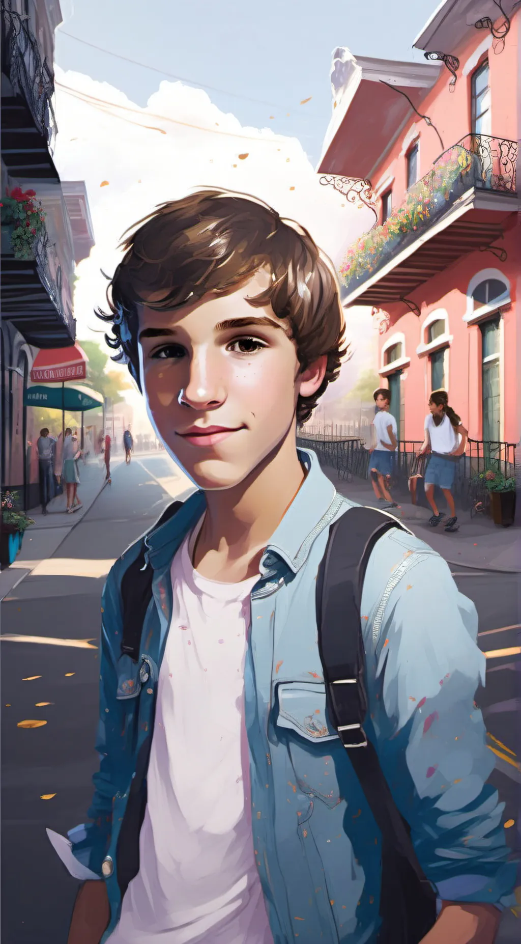 ai character: Ethan background