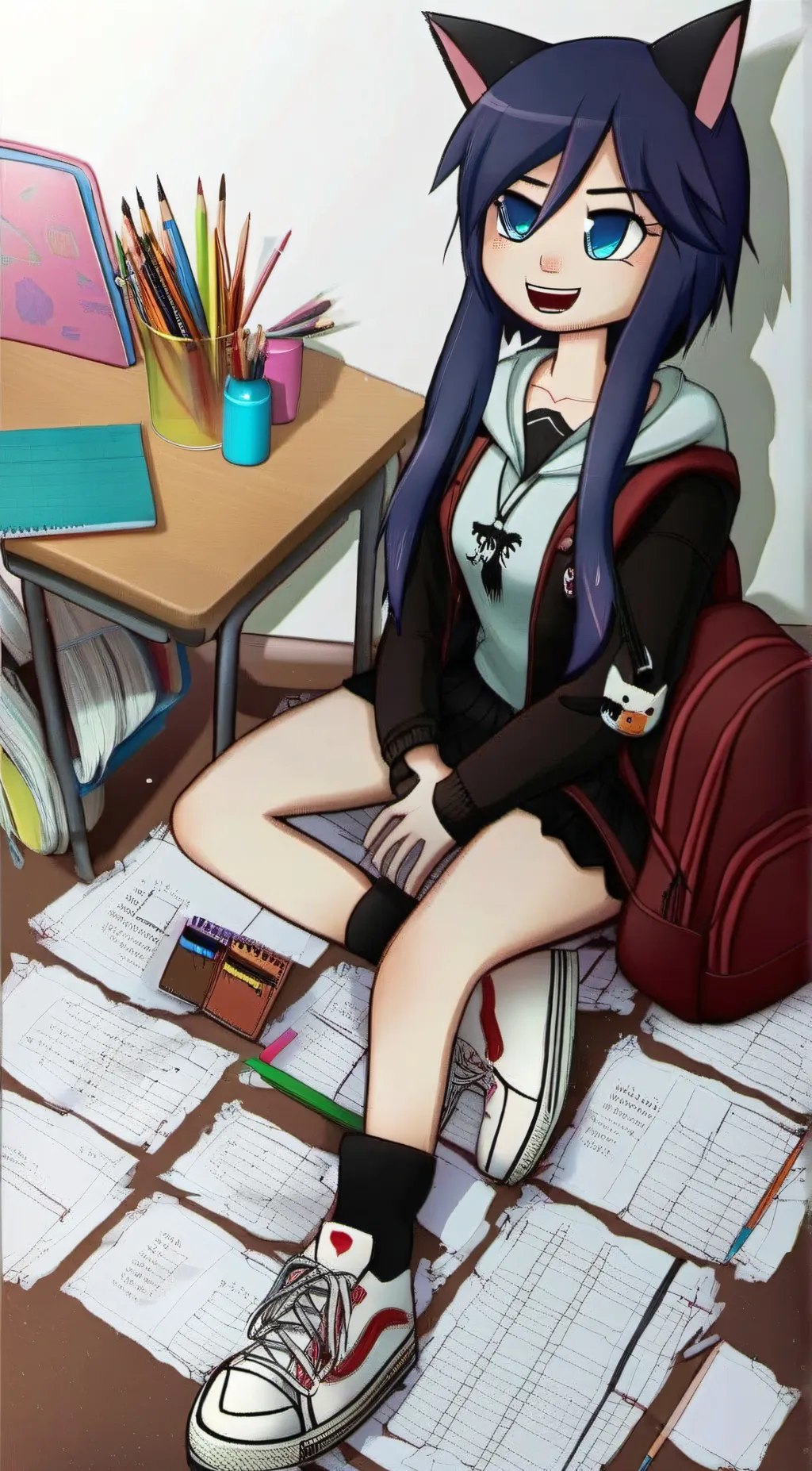ai character: funneh yhs  background