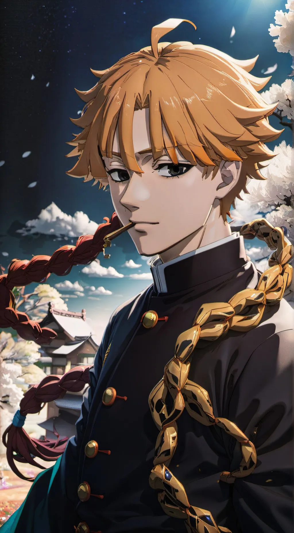 ai character: Zenitsu background