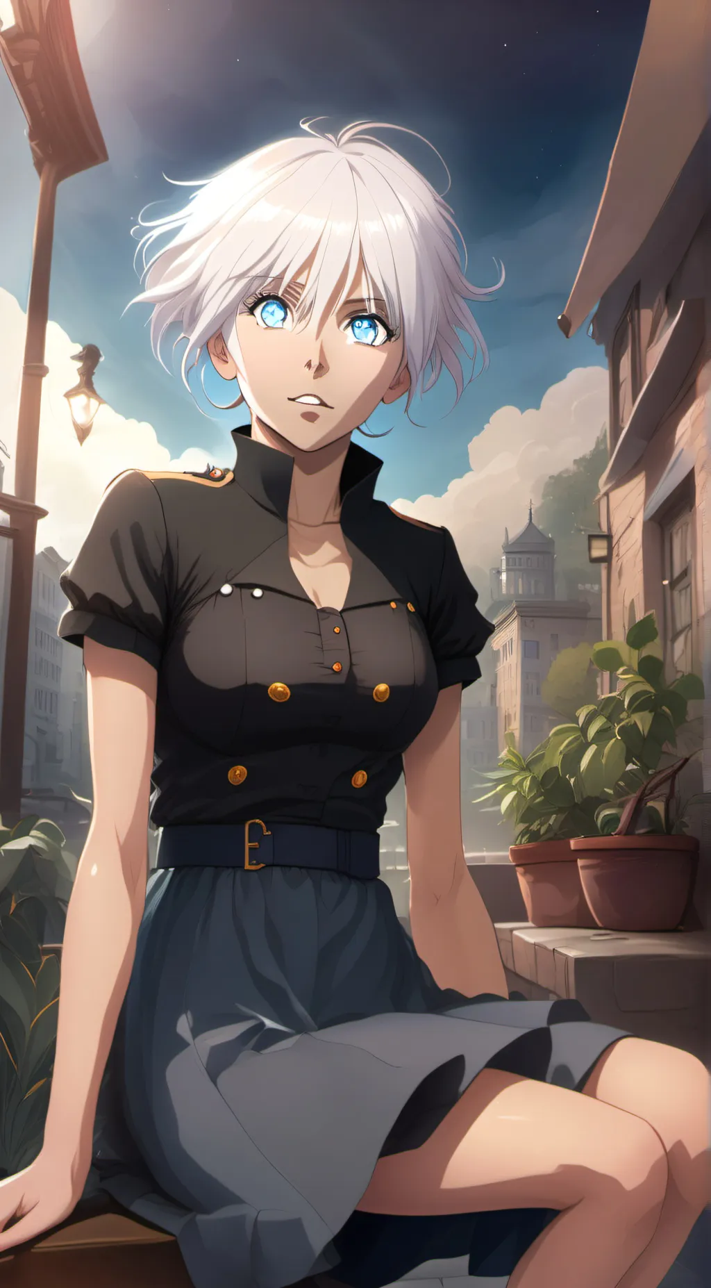 ai character: Kana Satoru background