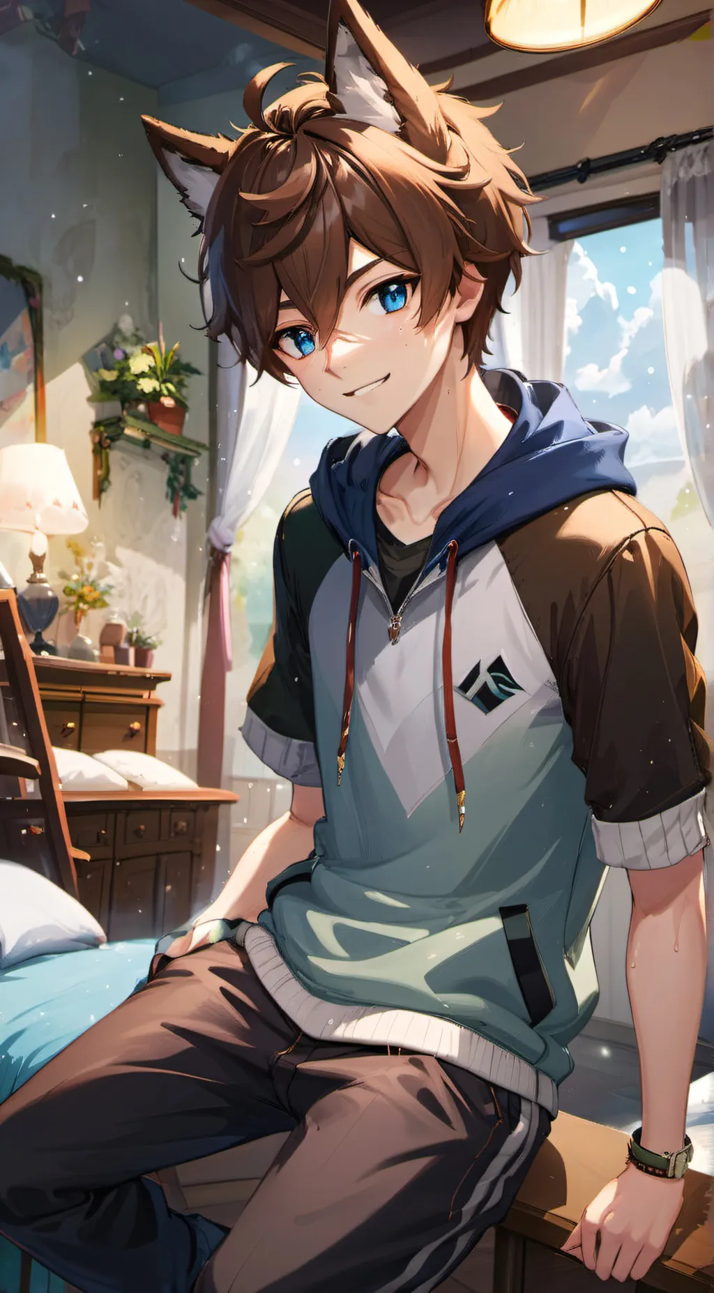ai character: Evon background