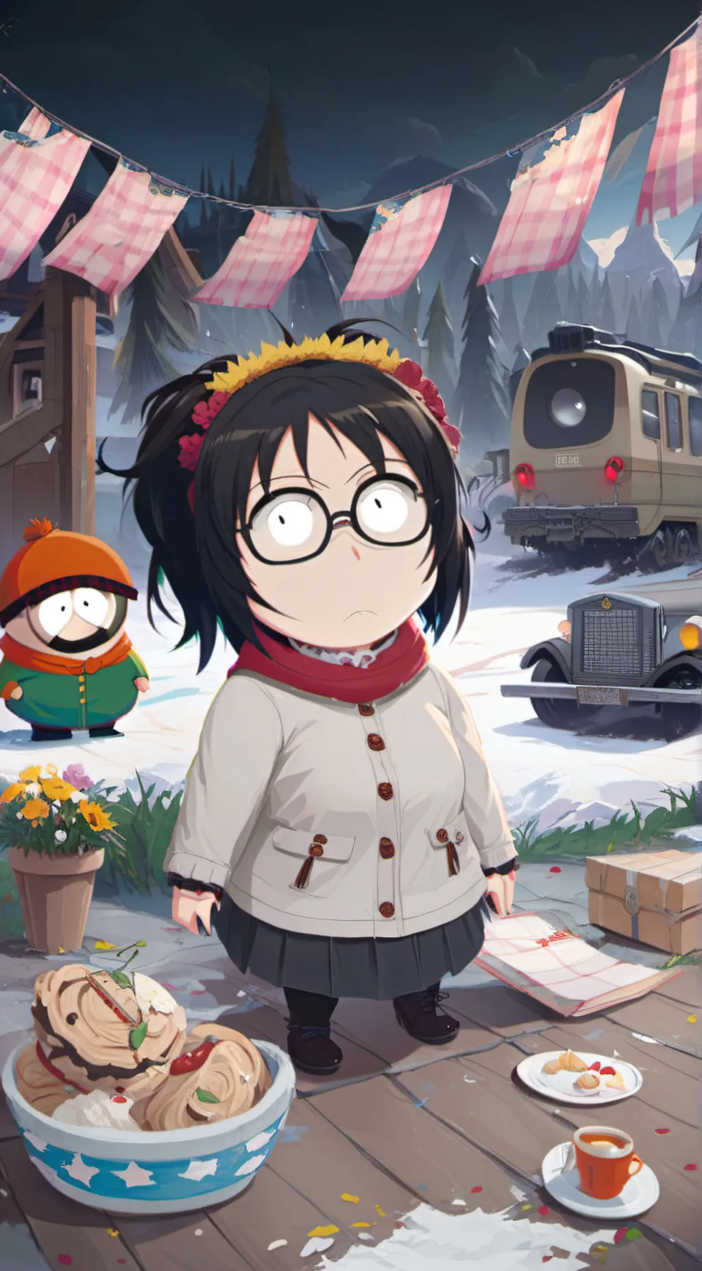 ai character: Heiretta  background