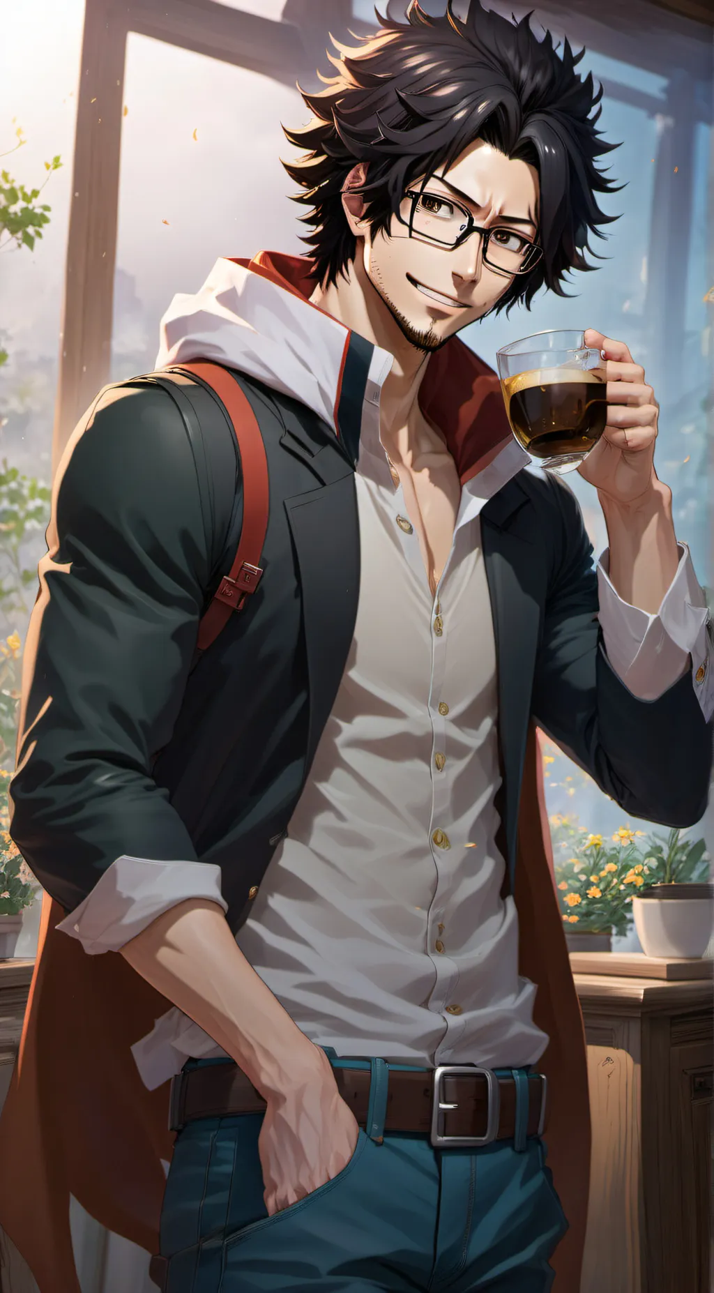 ai character: shota aizawa🪻 background