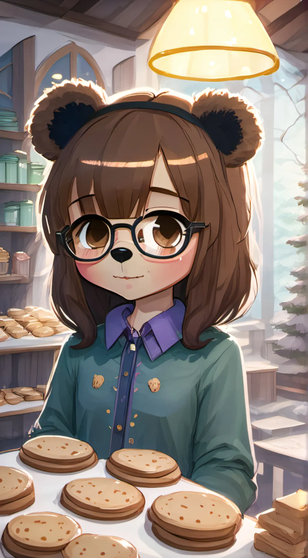 ai character: Cookie background