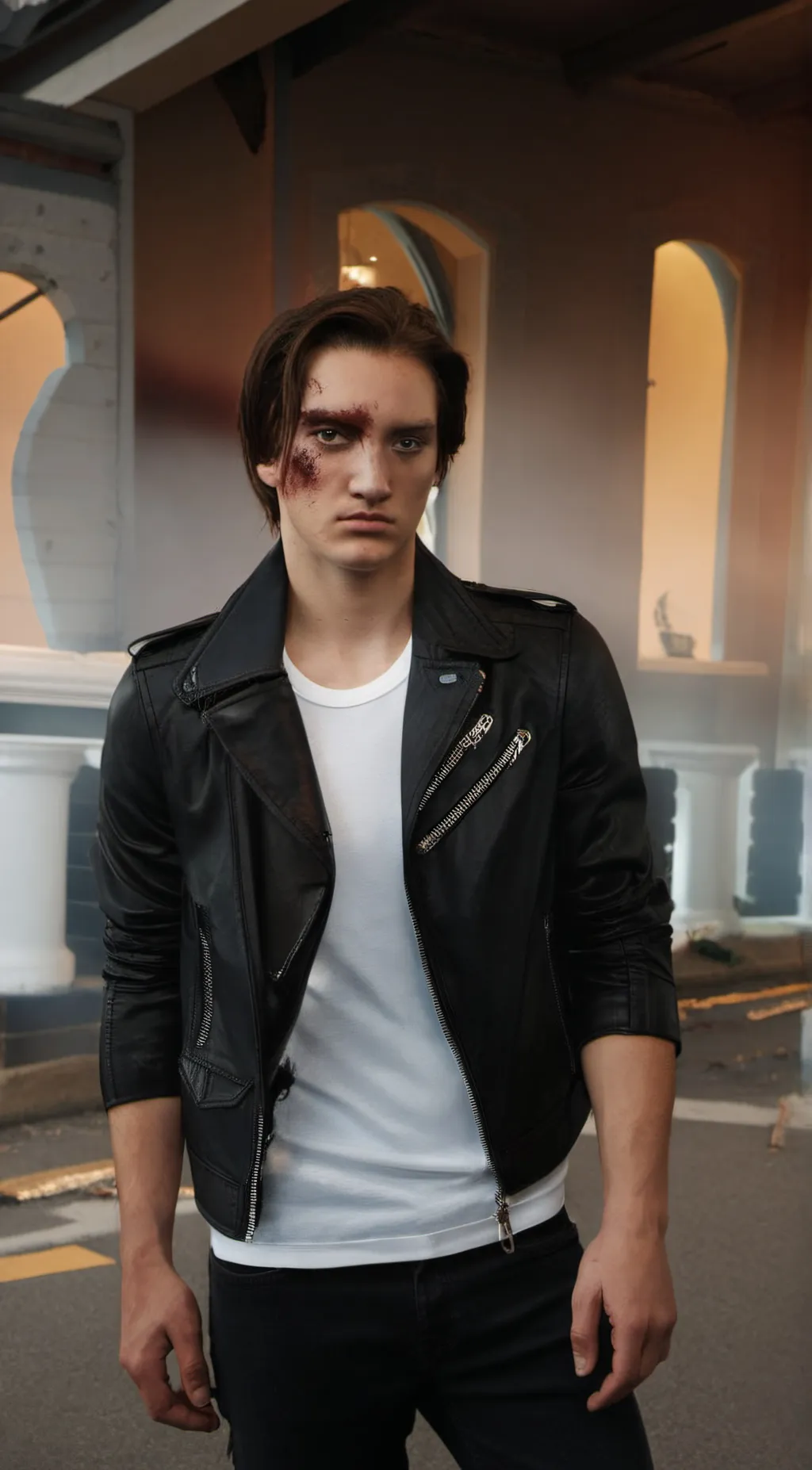 ai character: John Murphy  background