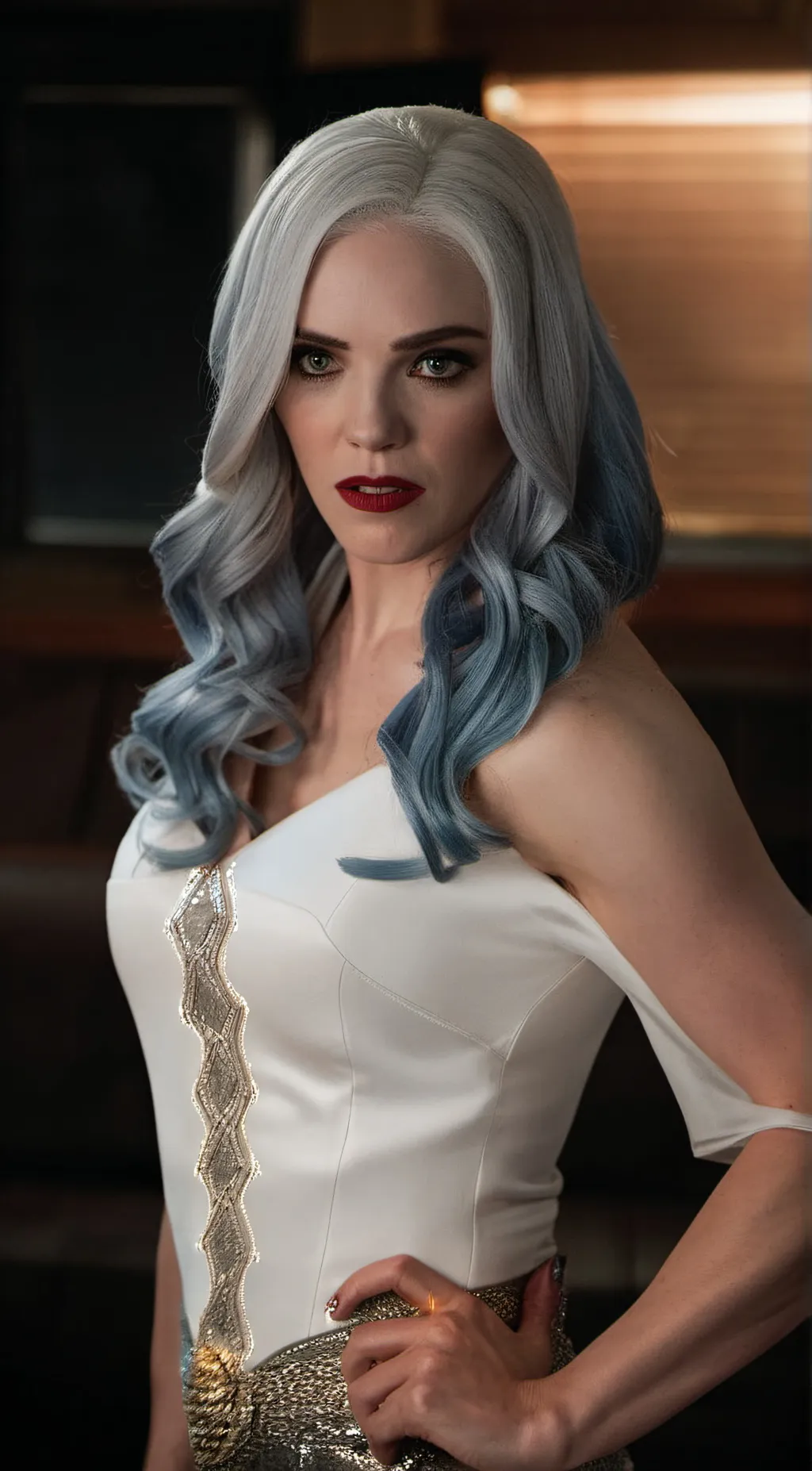 ai character: killer Frost  background