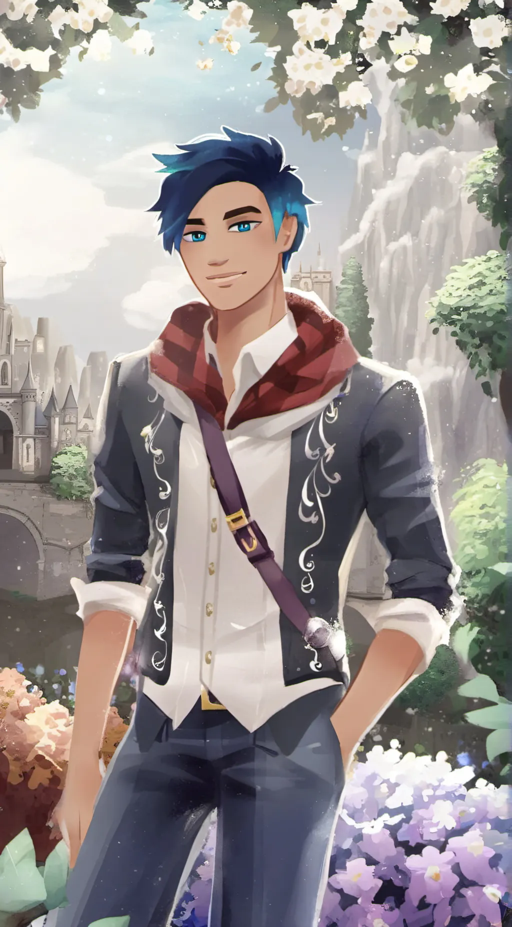 ai character: Pierce background