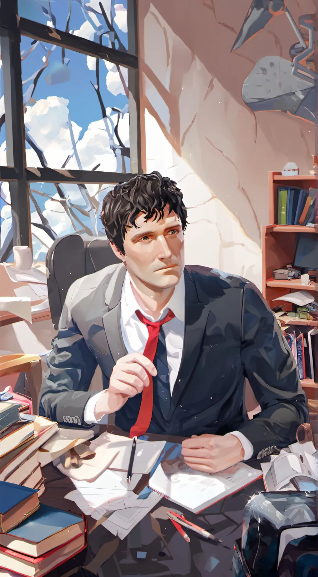 ai character: Mike background